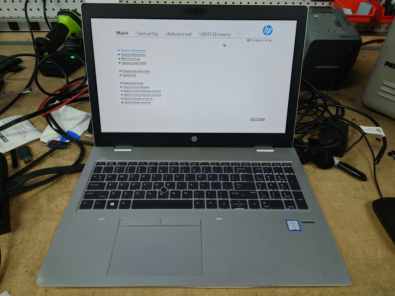 HP ProBook 650 G4 15.6″ i5-8350U 8GB RAM NO SSD/OS