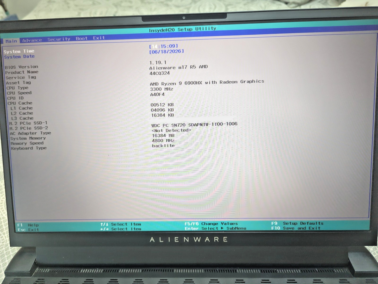 Alienware M17 R5 480Hz FHD Ryzen 9 6900HX 16GB 1TB SSD RTX 3080 Ti READ DESC