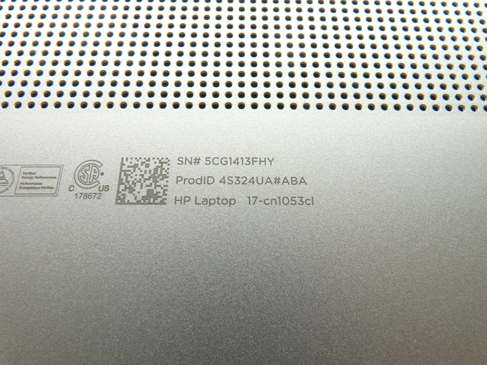 HP Laptop 17-cn1053cl 17.3″ Intel Core i5-1155G7 2.5GHz 12GB RAM 1TB HDD