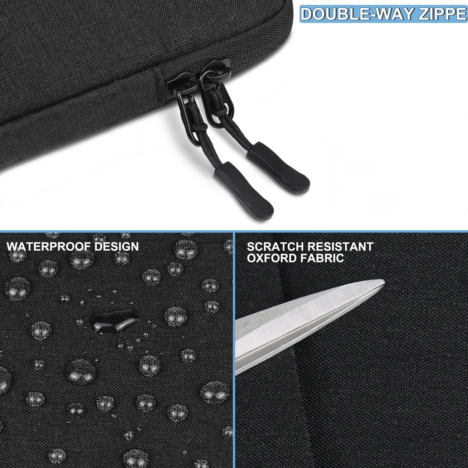 Laptop Case 15.6 inch, Shockproof Protective Sleeve Cover for MacBook Dell HP Ac