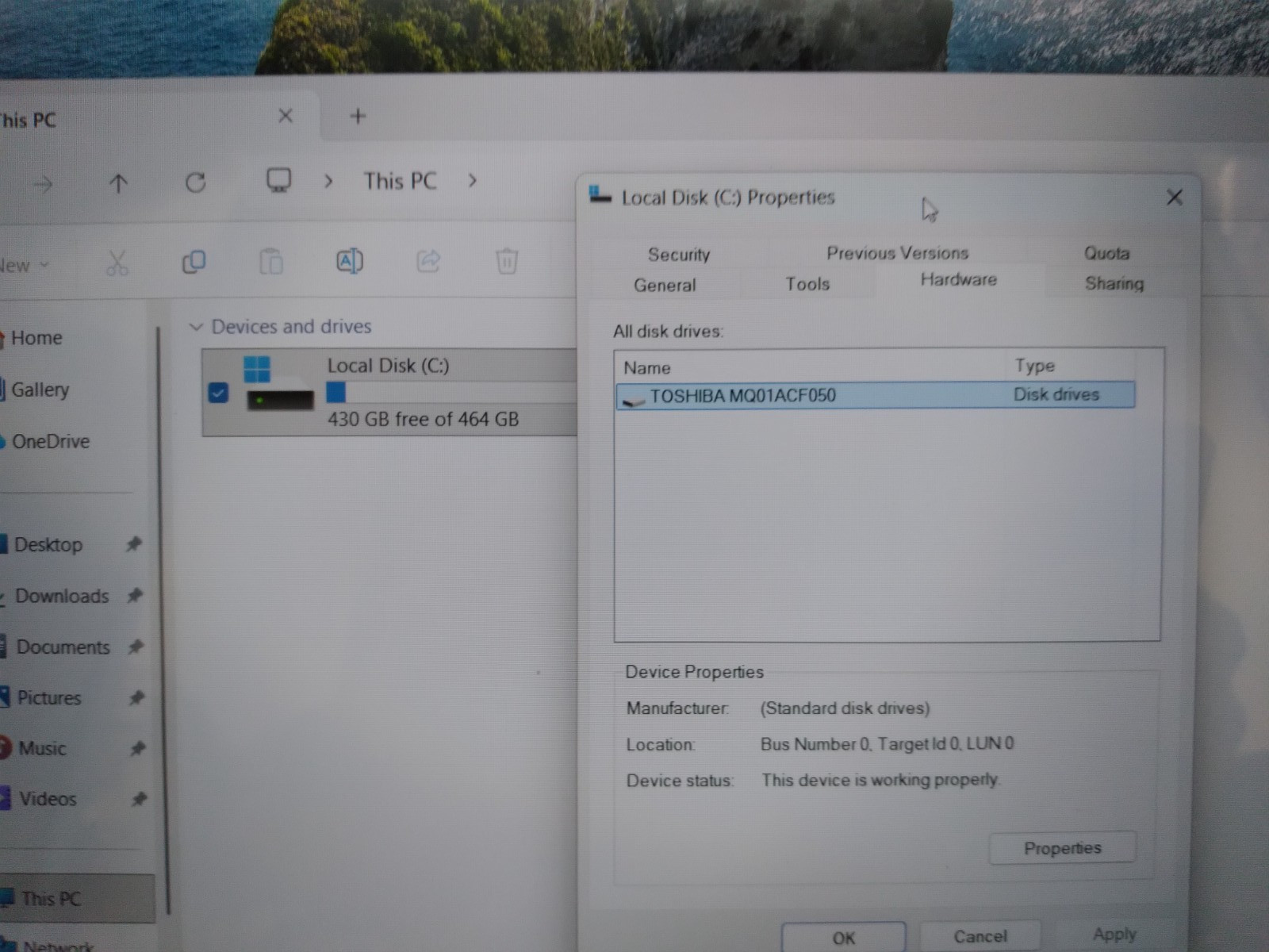 DELL INSPIRON 7573 Touchscreen| i5-10210U@1.60GHZ | 500GB HDD | 8GB RAM | Win11H