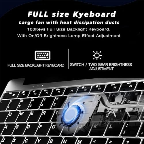 Laptop Computer, 15 Inch Laptop,Backlit Keyboard, Win 11, 8GB RAM 512GB SSD,