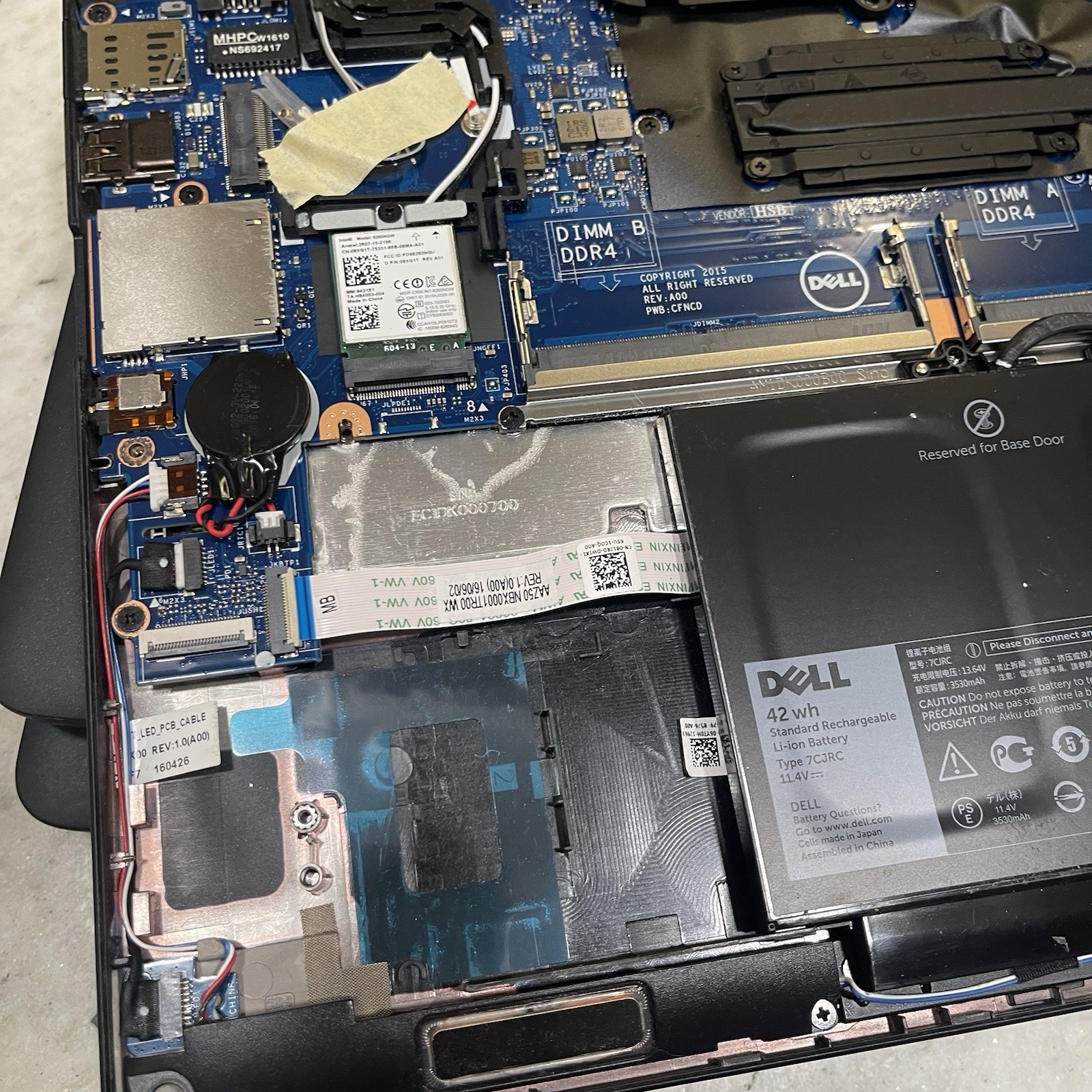 Lot 3 Dell Latitude E7270 12.5″ Laptops i3-6th 1 W/RAM 2 No Ram No HDD Boot BIOS