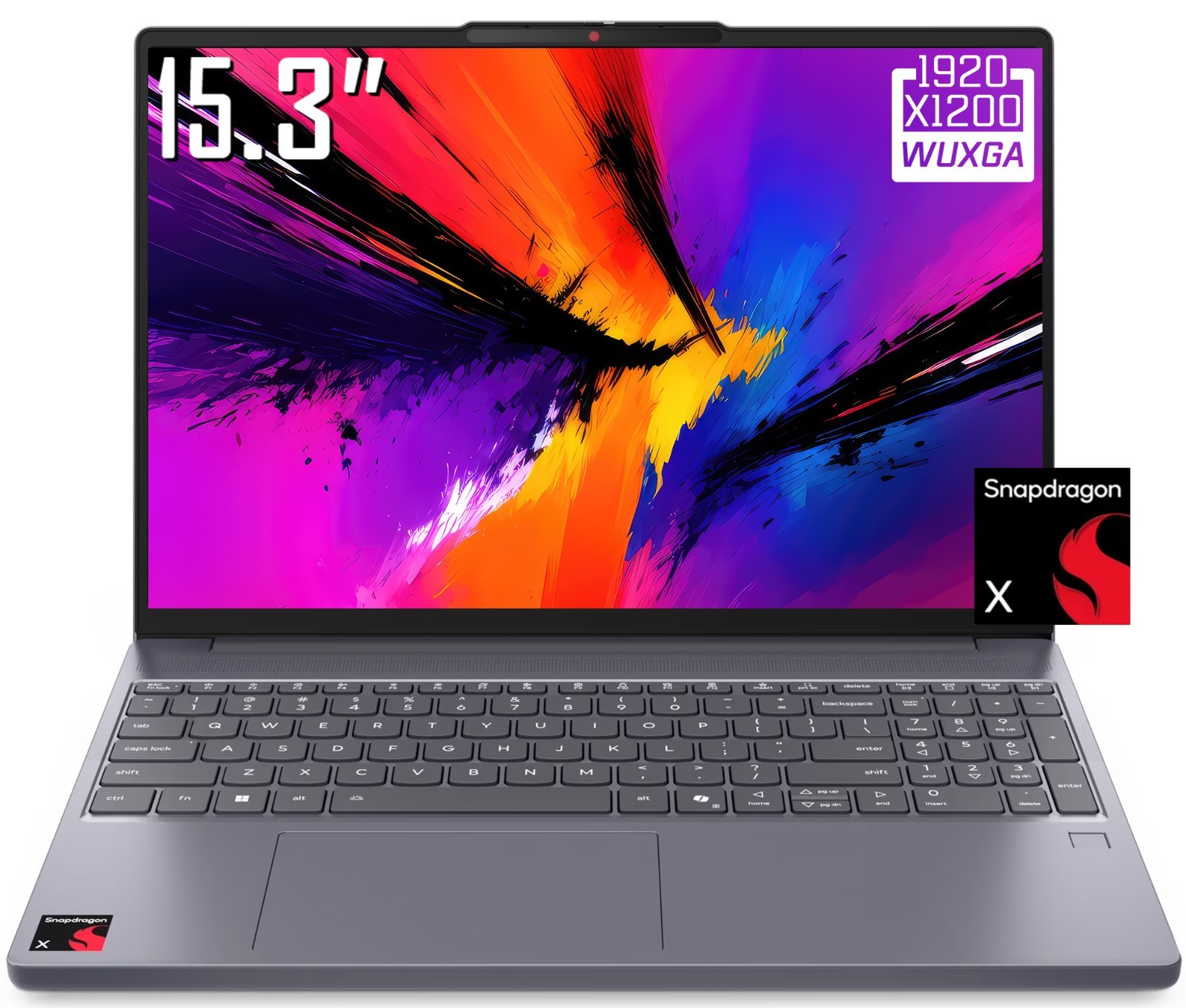 Lenovo IdeaPad 3X 15.3″ WUXGA Laptop Snapdragon X X1-26-100 16GB LPDDR5X 1TB SSD