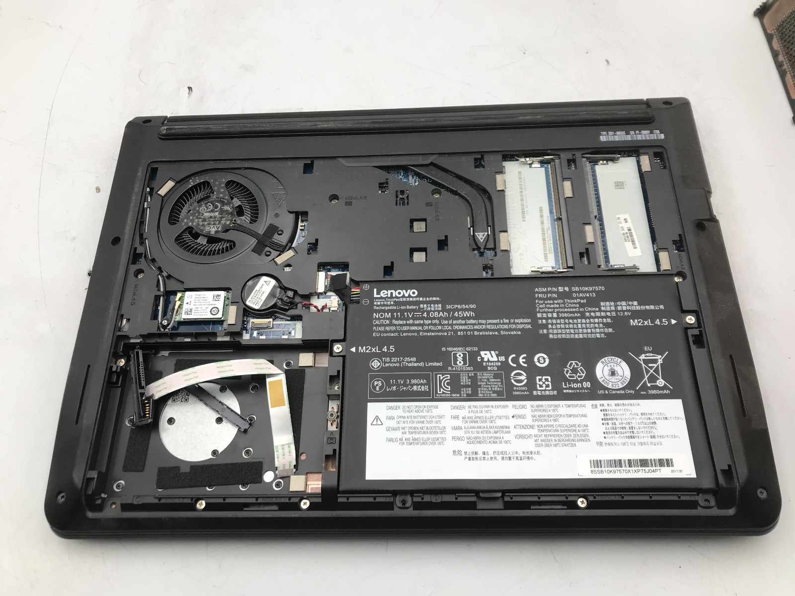 LENOVO THINKPAD E470 – BOOTS TO BIOS – INTEL I5 7TH GEN – NO RAM – READ DESC -BB