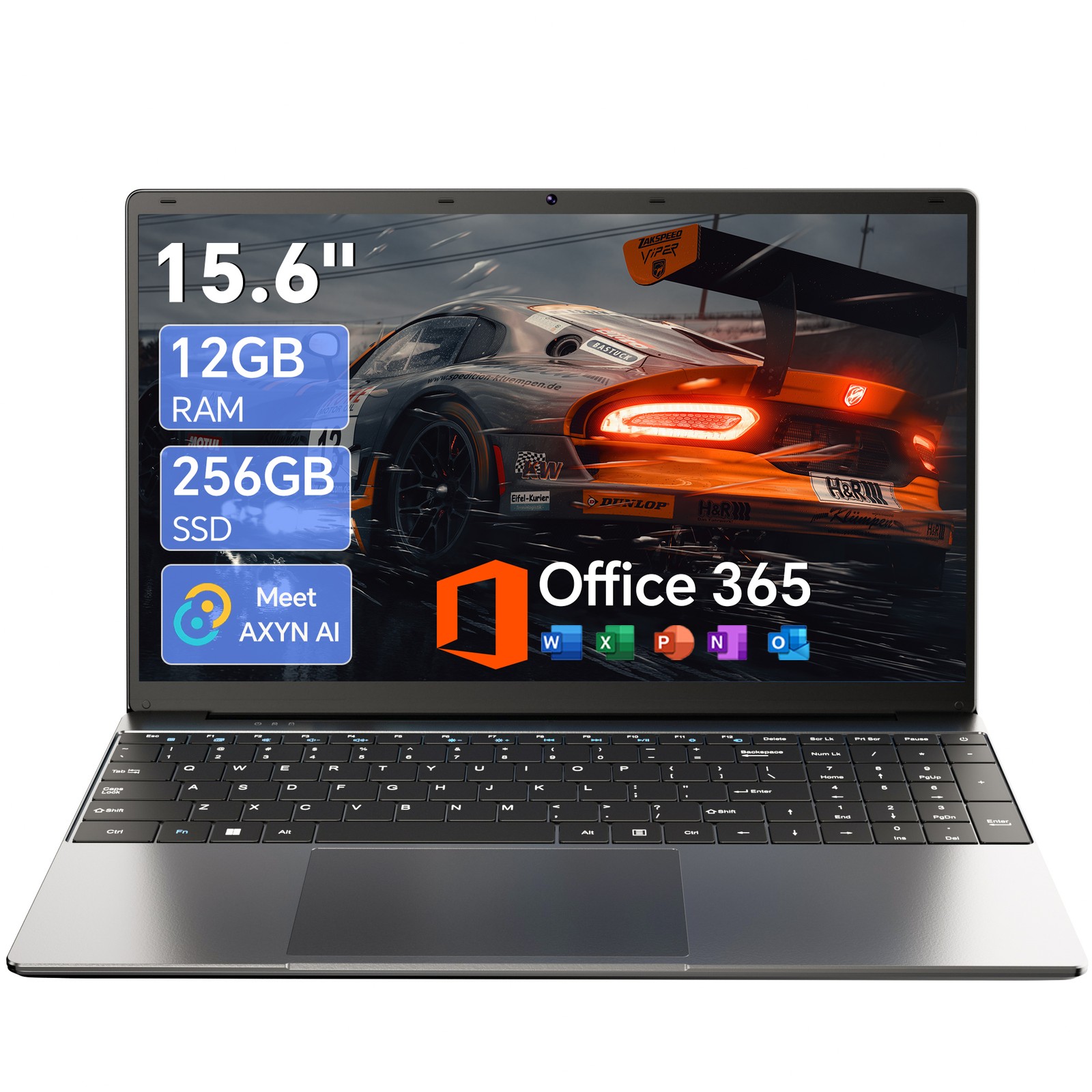 2026 SGIN Laptop Notebook 15.6 Intel Celeron J4105 12GB RAM 256GB SSD Office 365