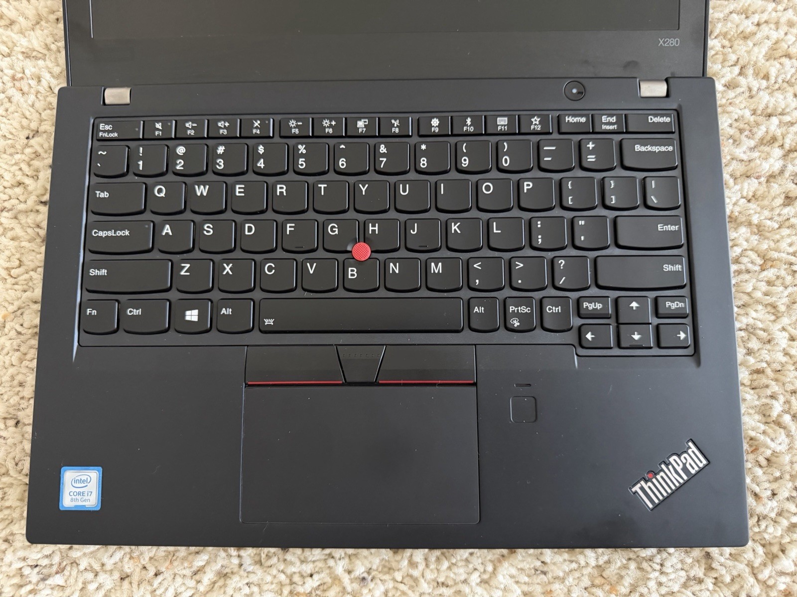 Lenovo ThinkPad X280 12.5″ FHD i7-8550U 8GB RAM 256GB SSD W11 pro – READ
