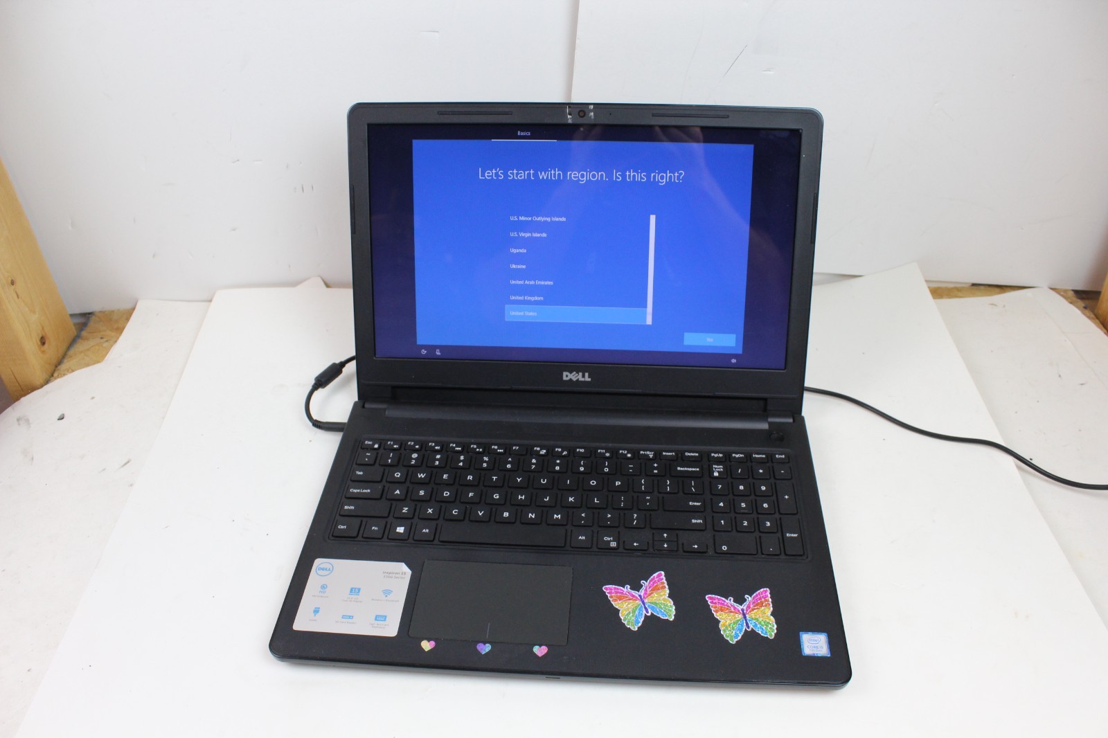 BAD BAT AS IS Dell Inspiron 3567 15.6″ Intel Core i5-7200U 2.50GHz 8GB RAM 500GB
