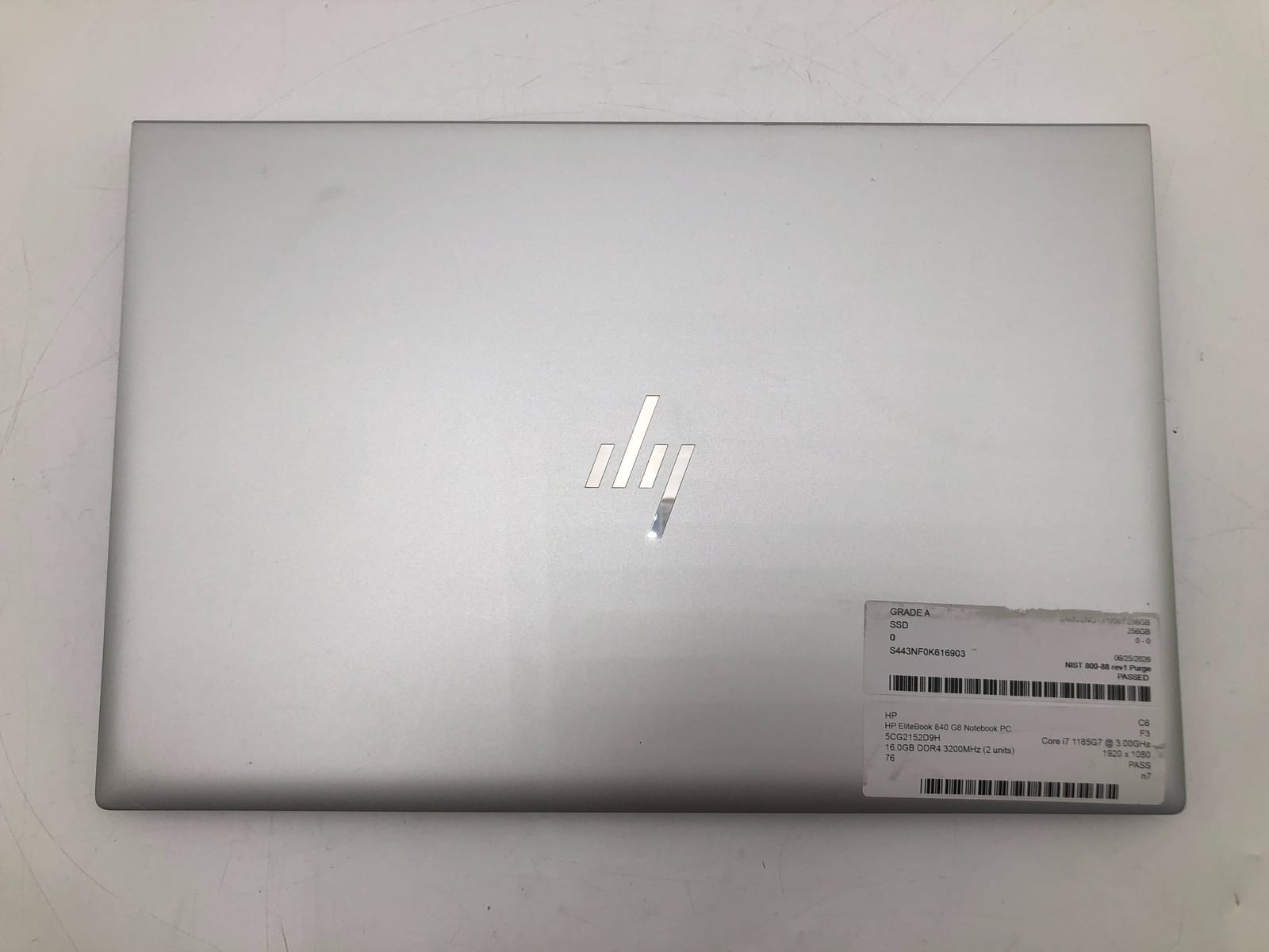 HP | EliteBook 840 G8 Notebook PC | i7-1185G7 | 16GB | 256GB NVMe | 76% Battery