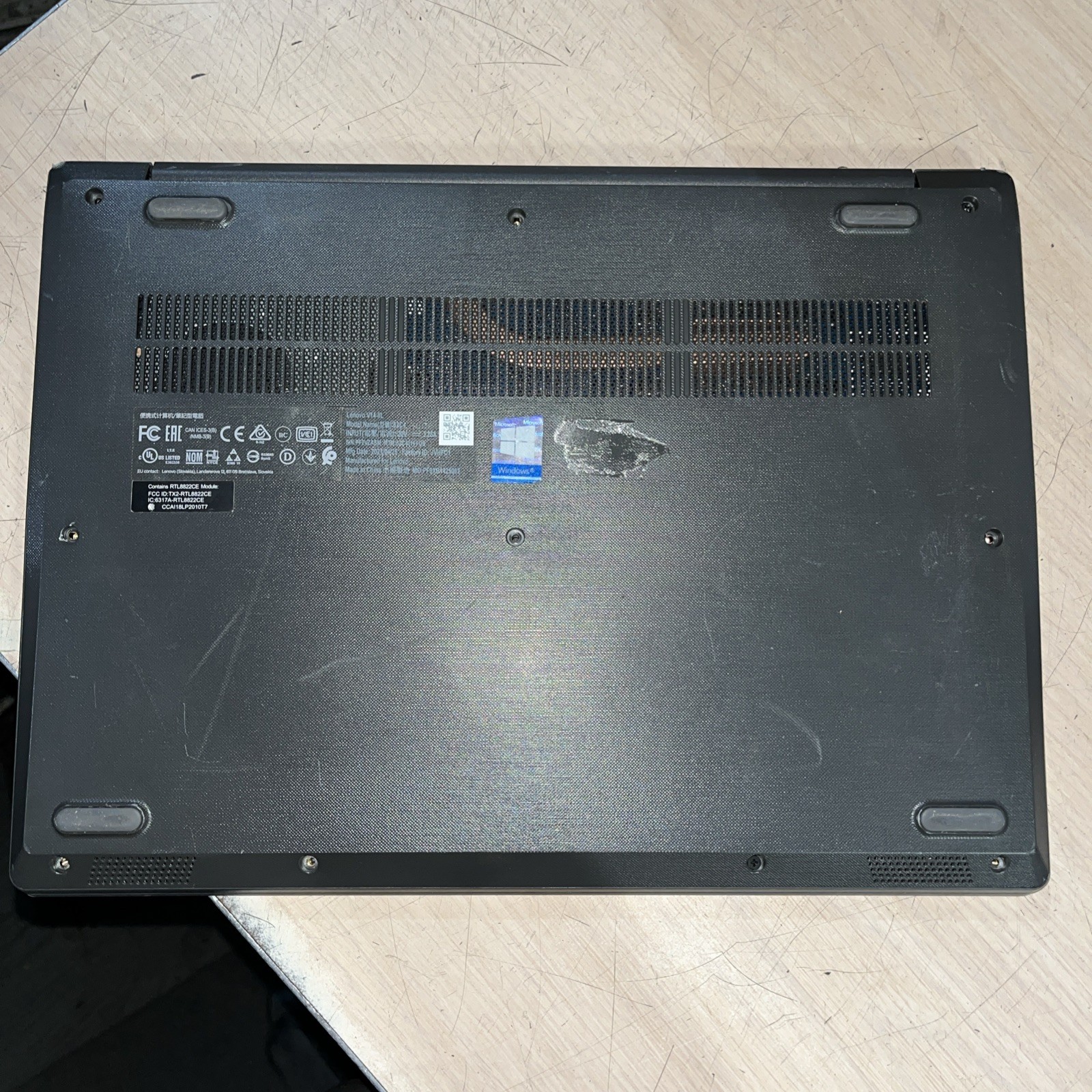 LENOVO V14-IIL INTEL CORE I3-1005G1 1.20GHZ 8GB RAM NO HD