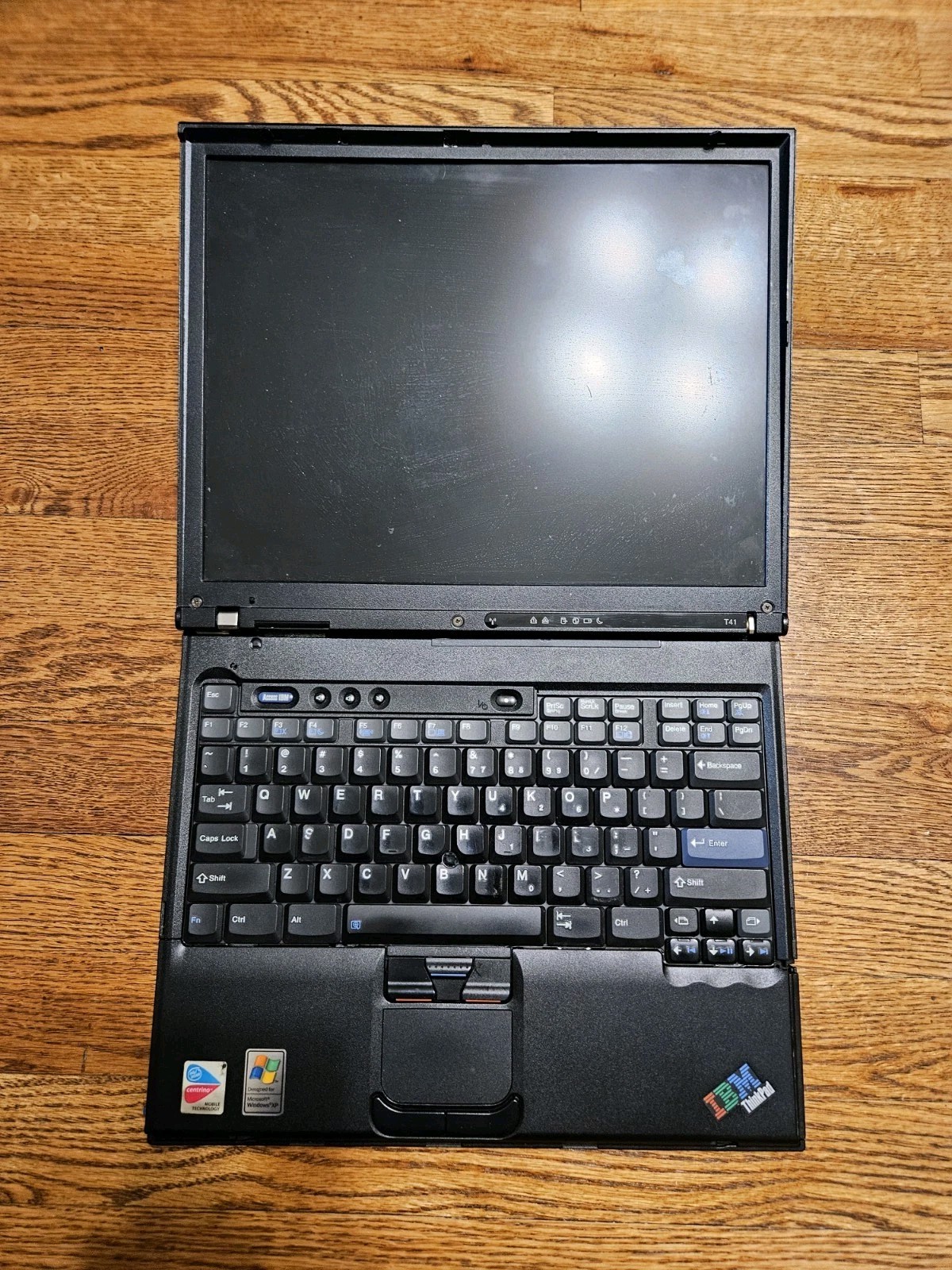 Lot of 2 Old IBM ThinkPad R52 and T41 For Parts/ Repair AS-IS