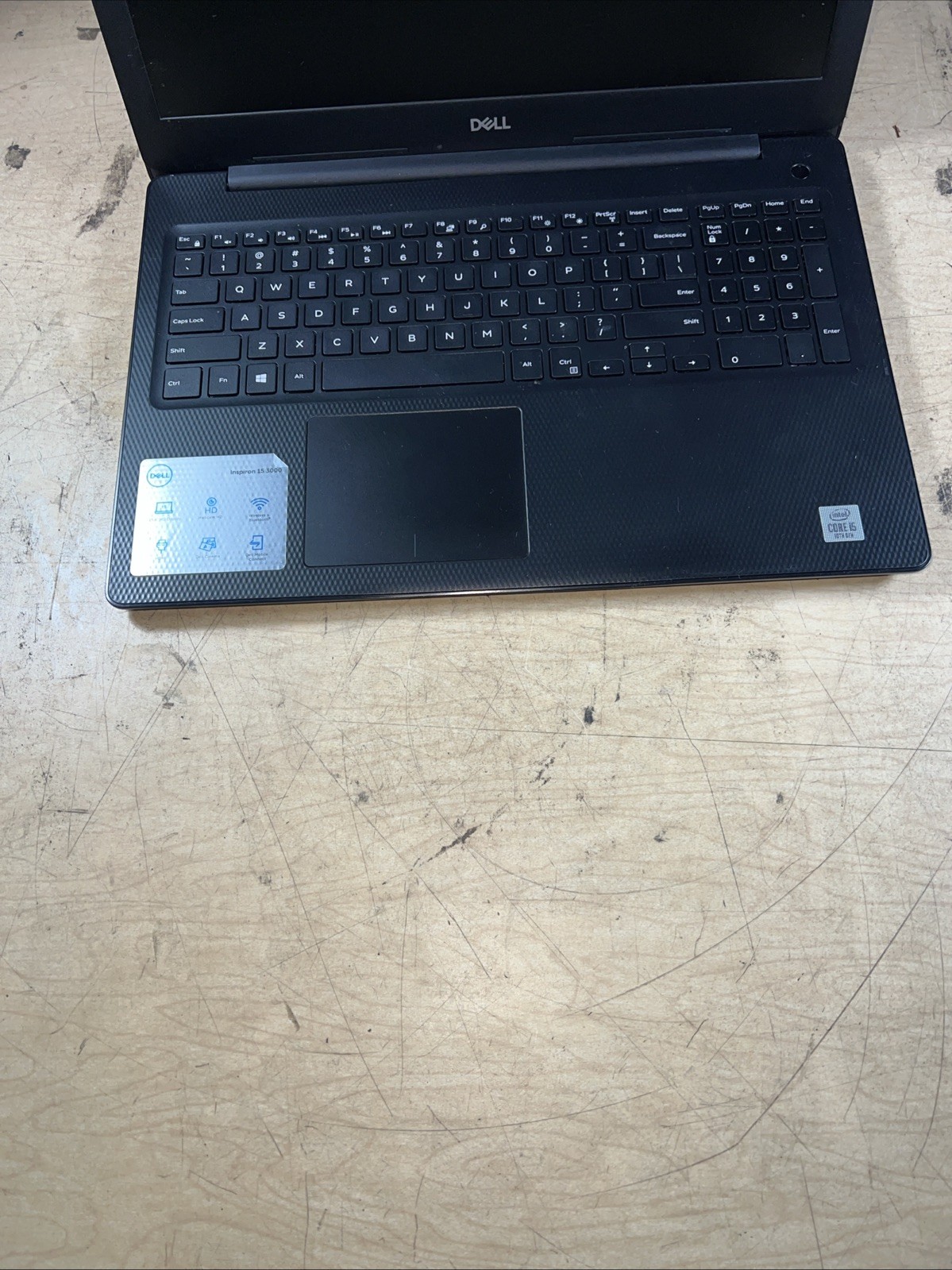 DELL INSPIRION 3593 INTEL CORE I3-1005G1 8GB RAM **NO HD/ NO CADDIE/ NO OS