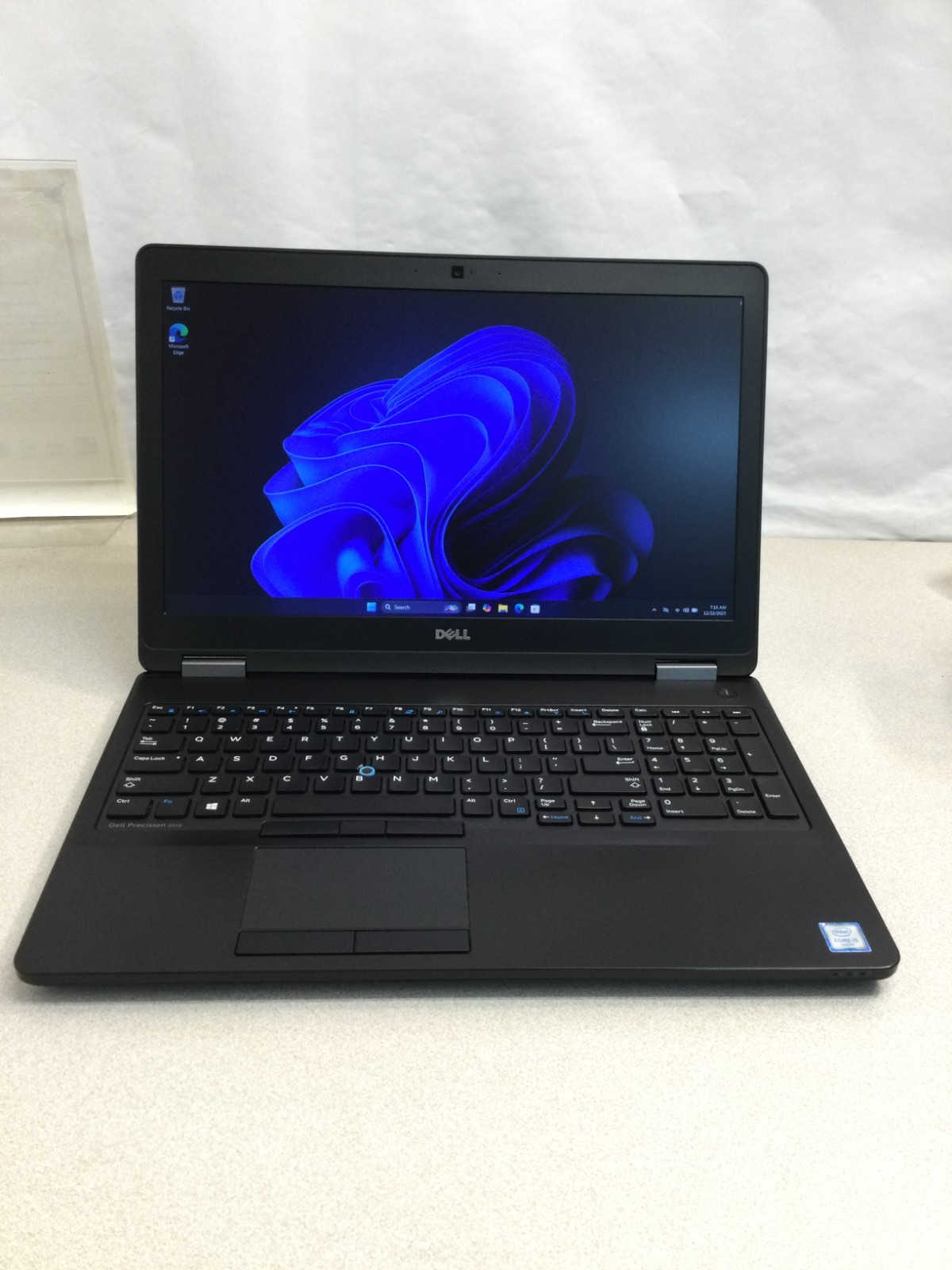 dell precision 3510 core i5 6th gen 15.6” 2.30ghz 8gb ram 256 gb ssd win 11 pro