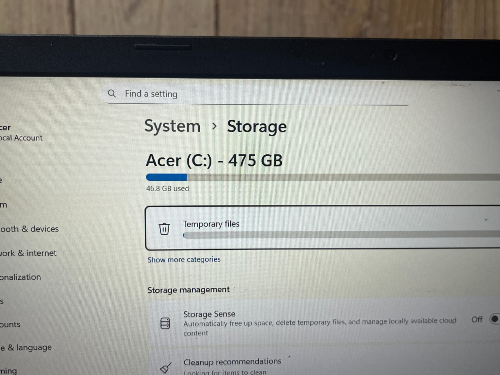 Acer Aspire 5 A515-57-52YQ 15.6 FHD Core i5-1235U 8GB RAM 512GB SSD Win-11