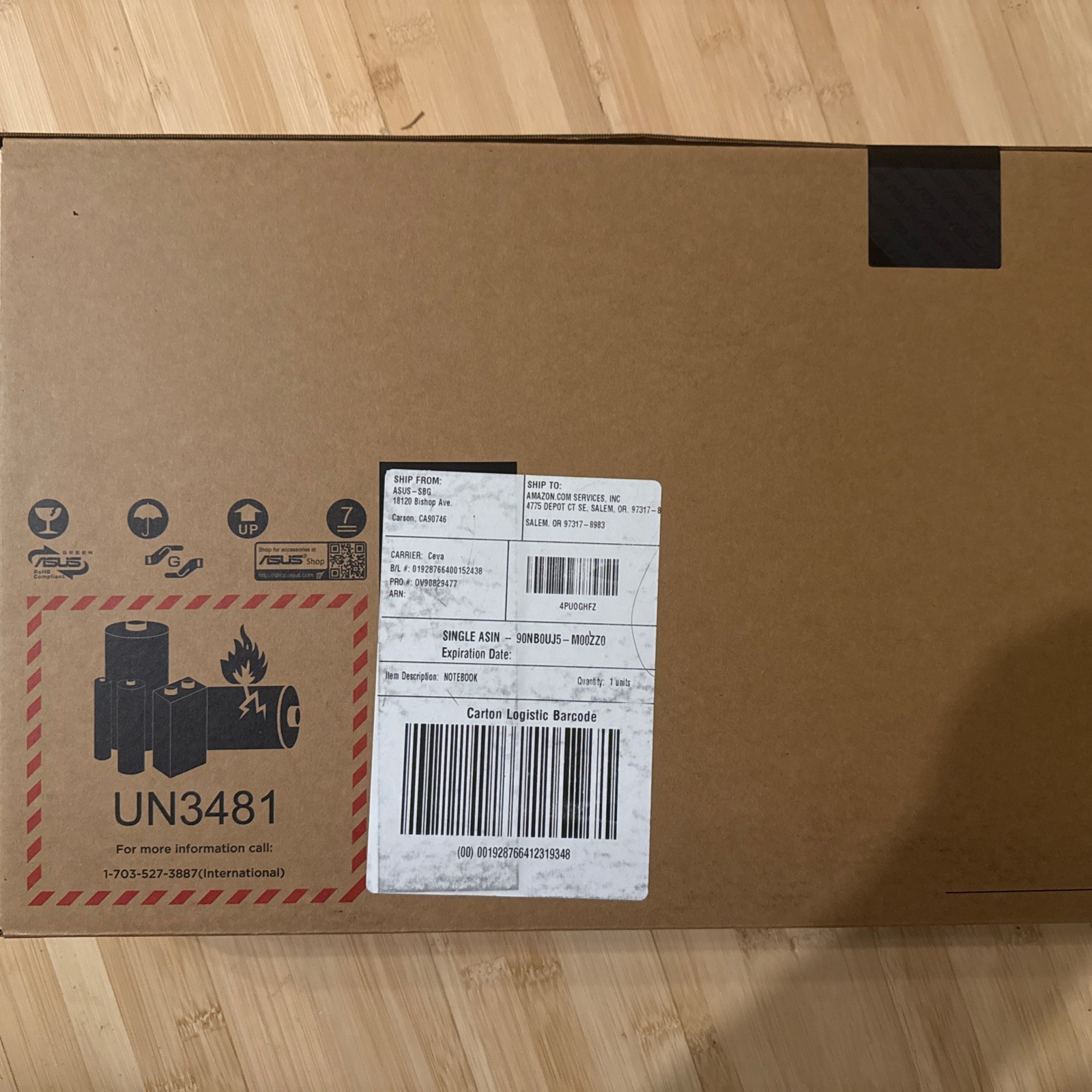 ASUS 15.6” Vivobook Go Intel Dual Core N4500/4GB/128GB SSD new!!!