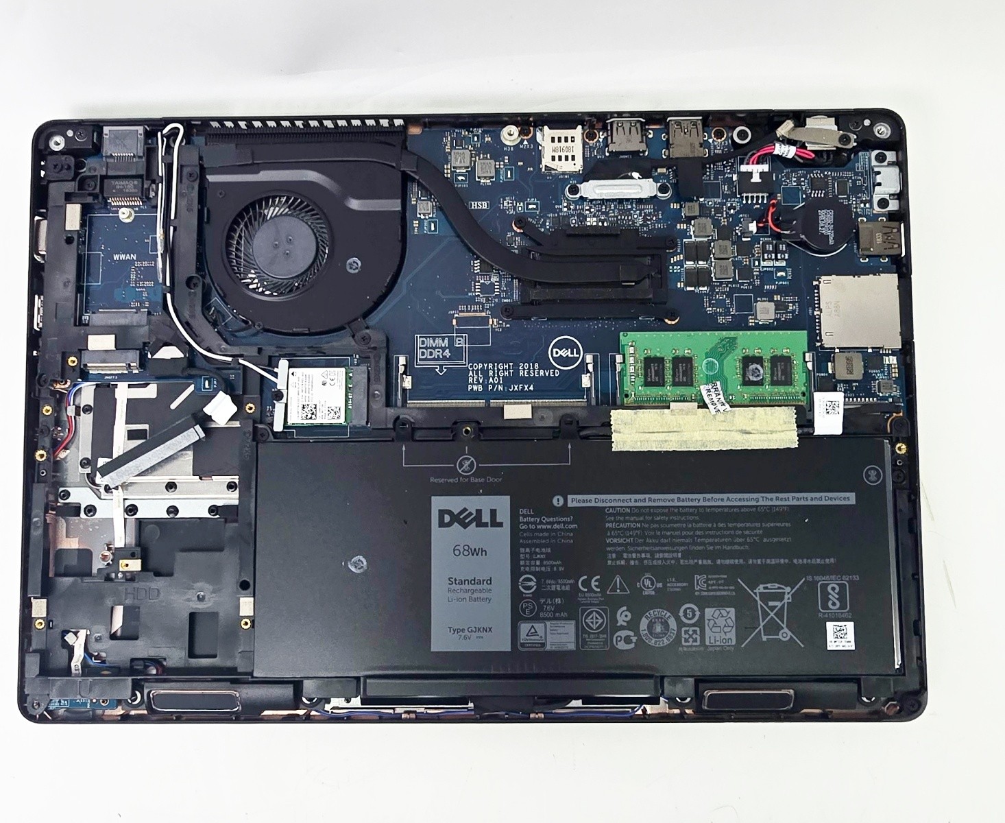 Dell Latitude 5490 Laptop 14.0” i7-8650U 1.90GHz 8GB RAM No HDD/SSD 8Y0JY