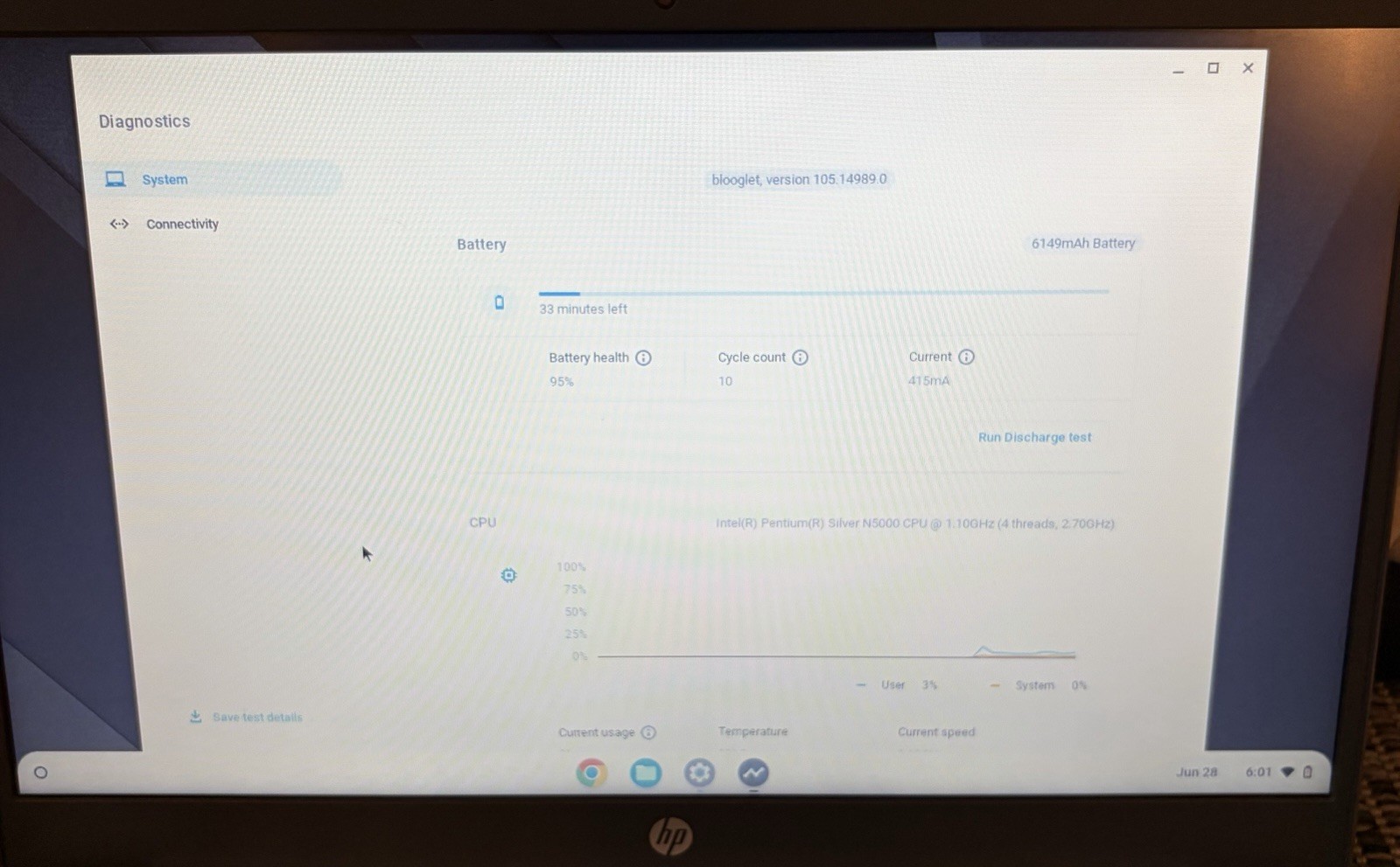 Hp Chromebook 14A 14” | NA0031WM | Pentium Silver N5030 | 4GB RAM