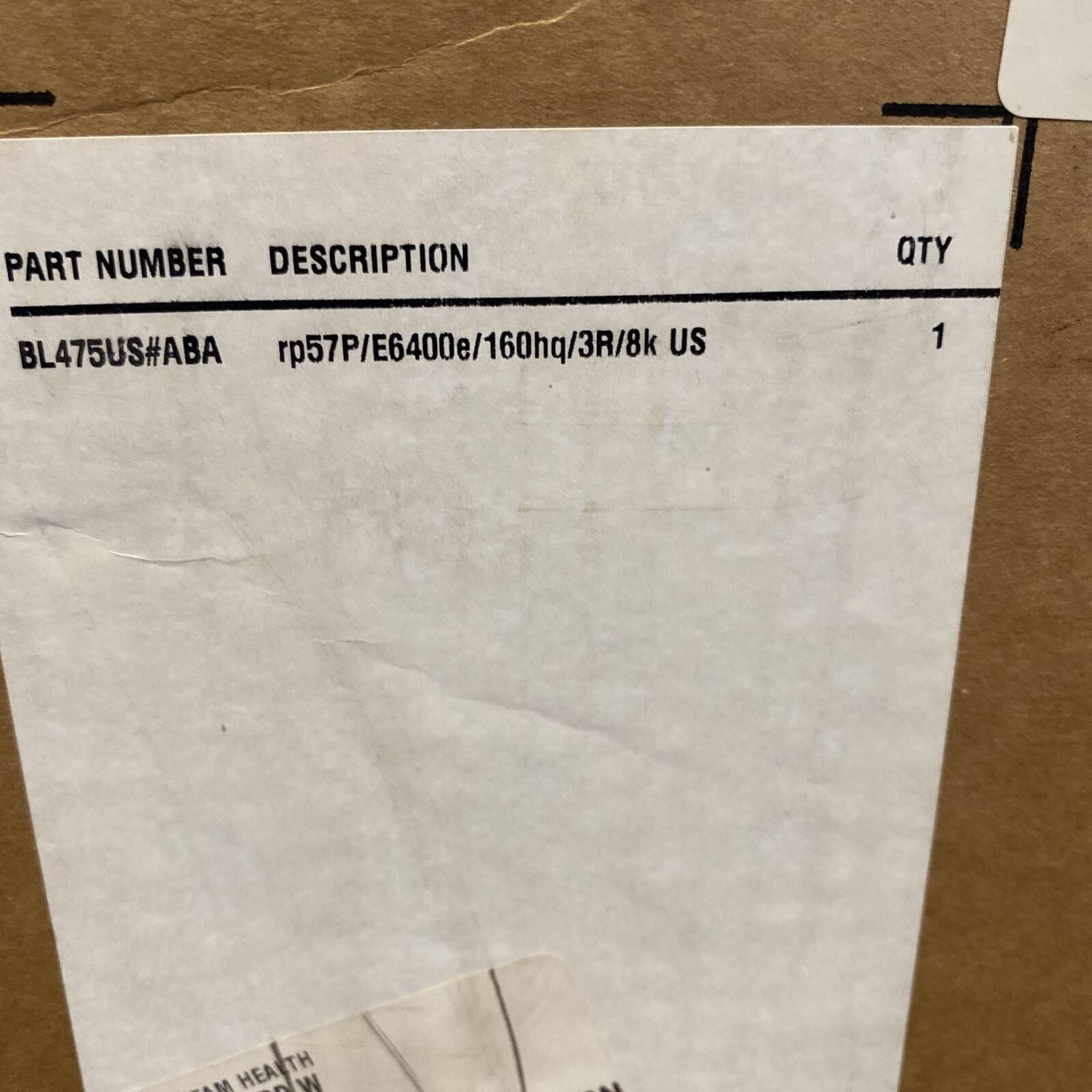 HP BL475US#ABA RP5700 Kodak rad rm computer W/keyboard mouse stand power cord￼s