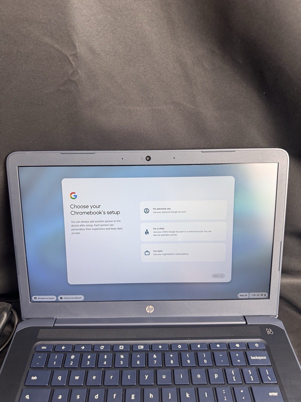 HP Chromebook 14-db0043wm AMD A4-9120C 1.6GHz 4GB RAM 32GB eMMC 14″