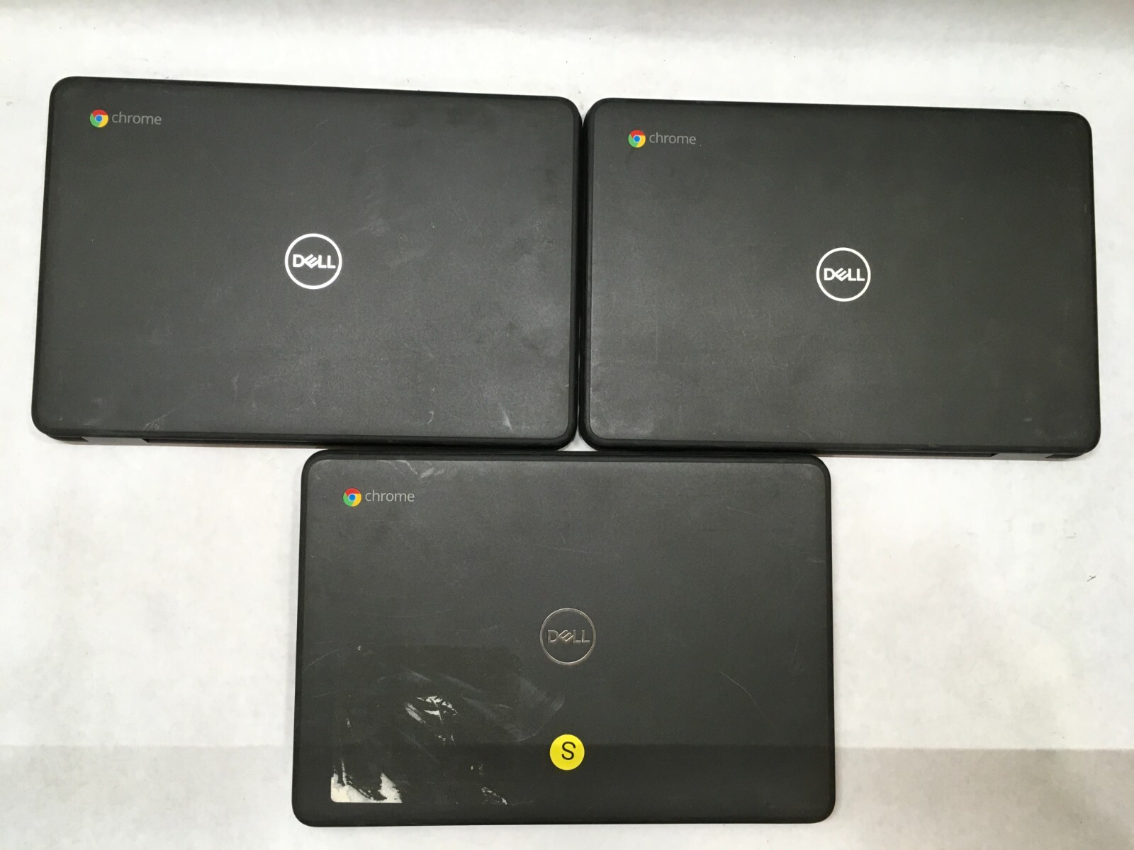 Dell Chromebook 5190 Lot of 3 Celeron Power Issues Does Not Power On- FT