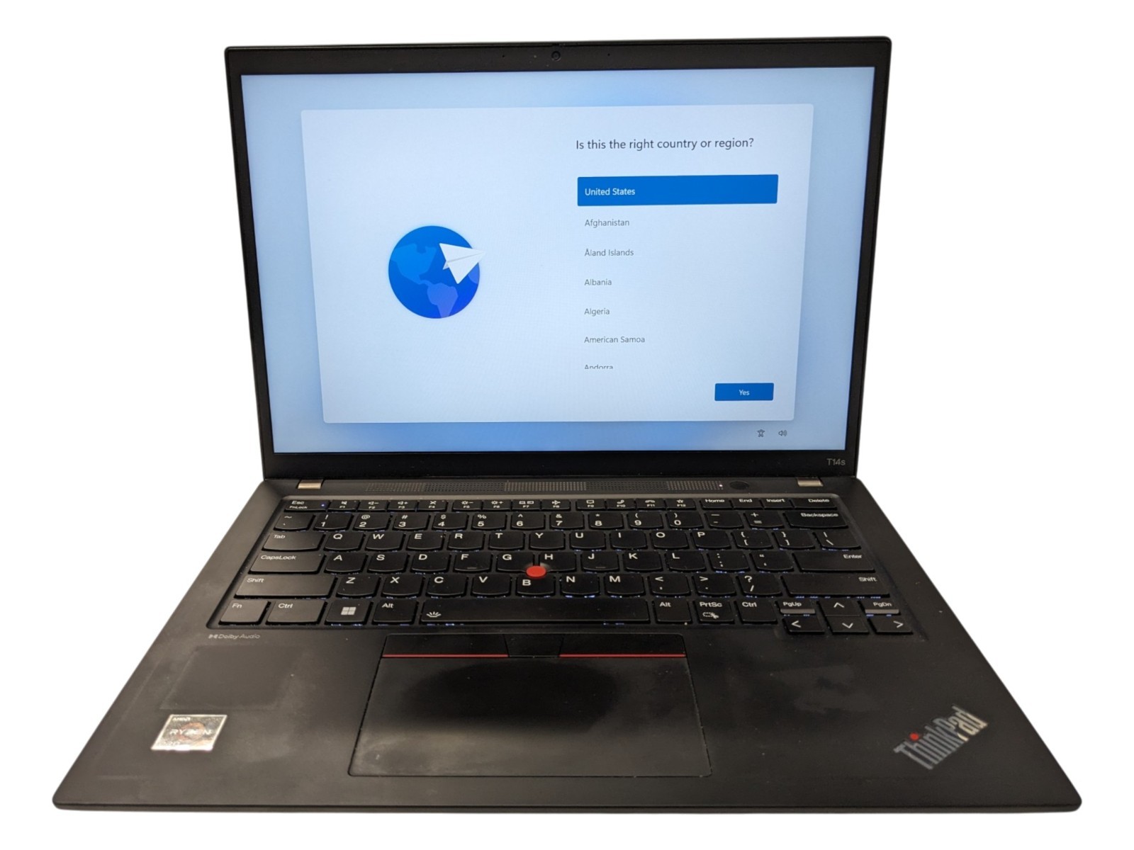Lenovo ThinkPad T14s Gen4 Ryzen 5 PRO 7540U@3.19GHz, 16GB Ram, 256GB NVMe, W11P