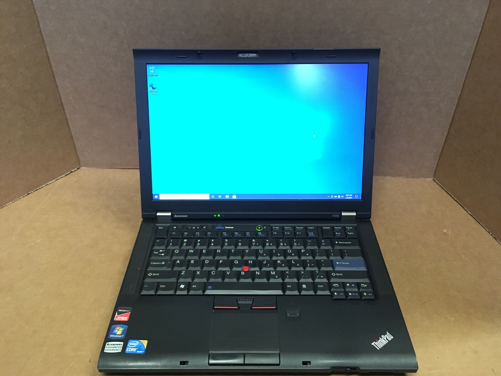 Lenovo Laptop ThinkPad T410 14.1″ Windows 10 i5 4GB RAM 320GB HDD DVD NVIDIA HD