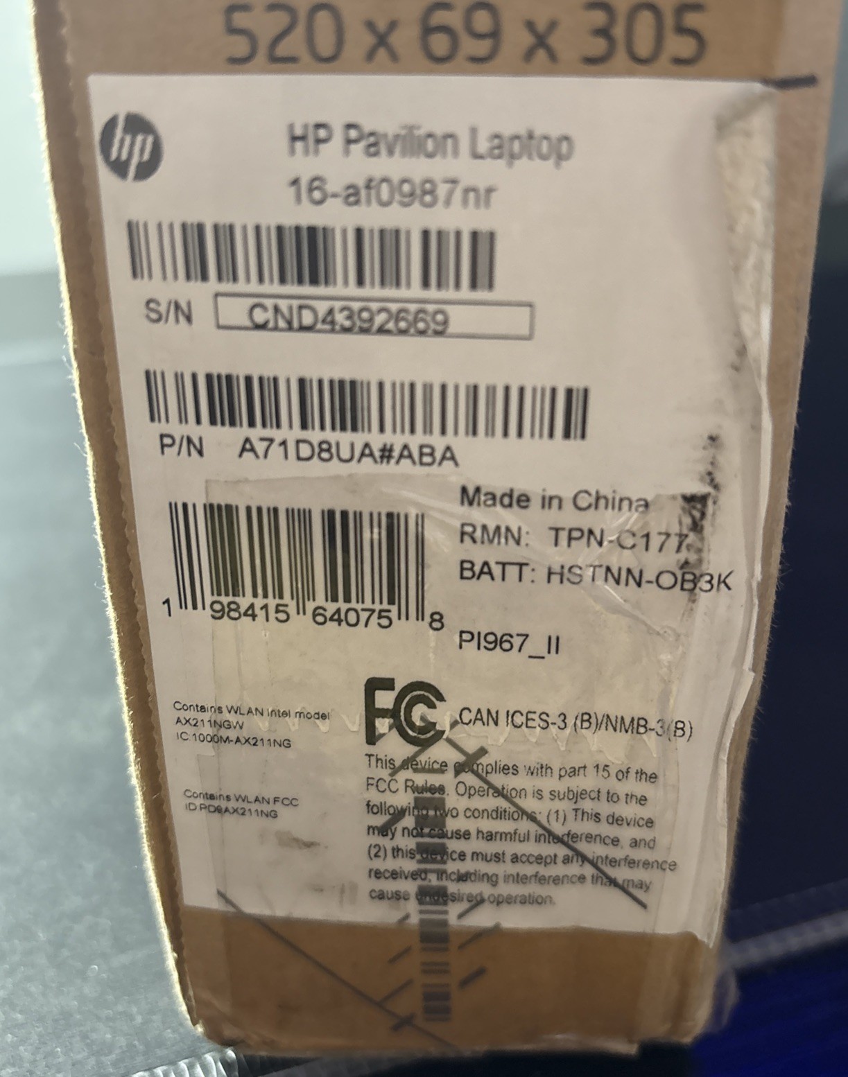 HP Pavilion 16″ WUXGA Touchscreen Laptop Intel Ultra 7 155U 16GB 512GB SSD
