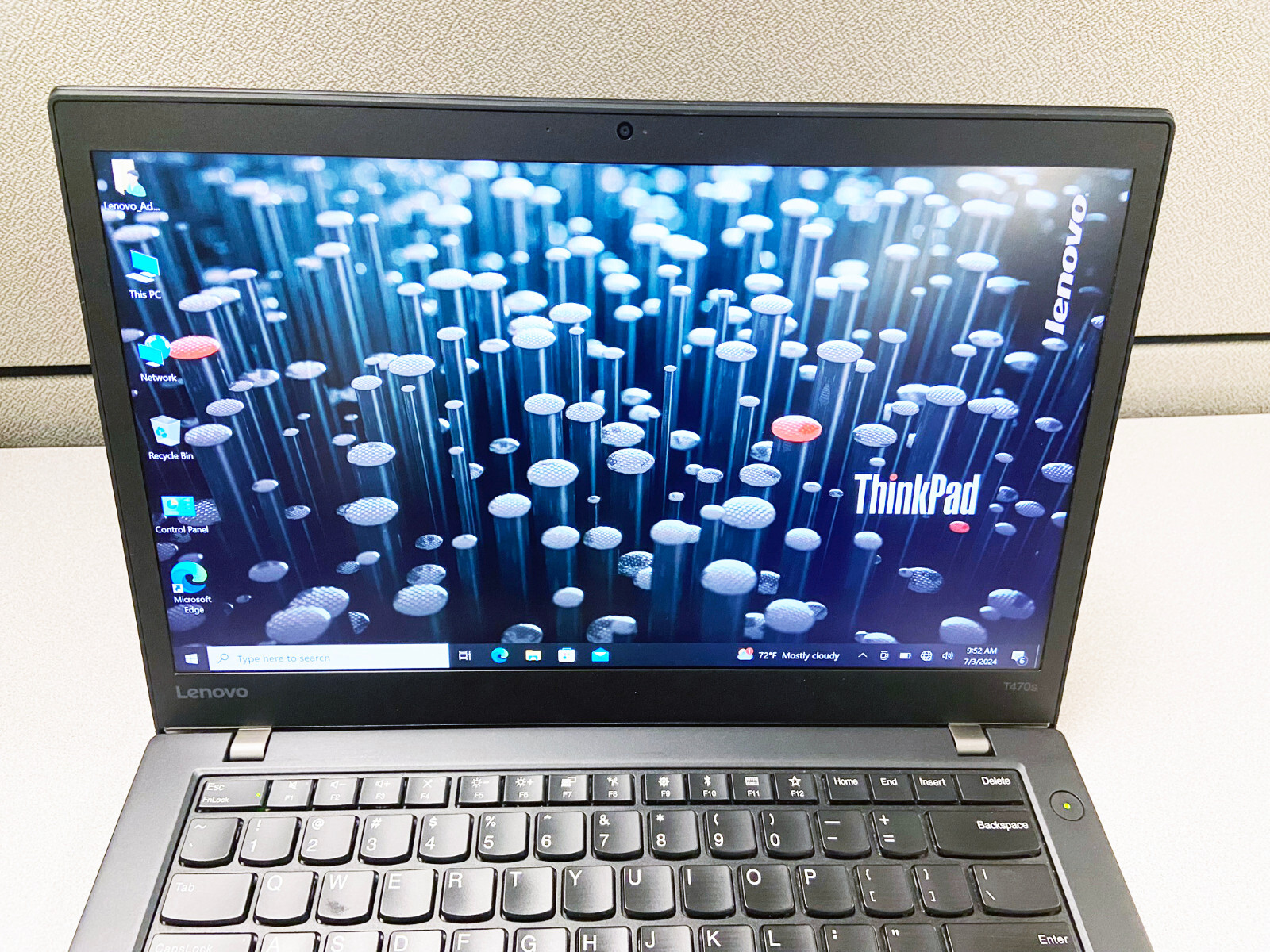 Lenovo ThinkPad T470S 14 inch (512GB NVMe, Intel Core i5, 6th Gen, 3.00GHz, 8GB)