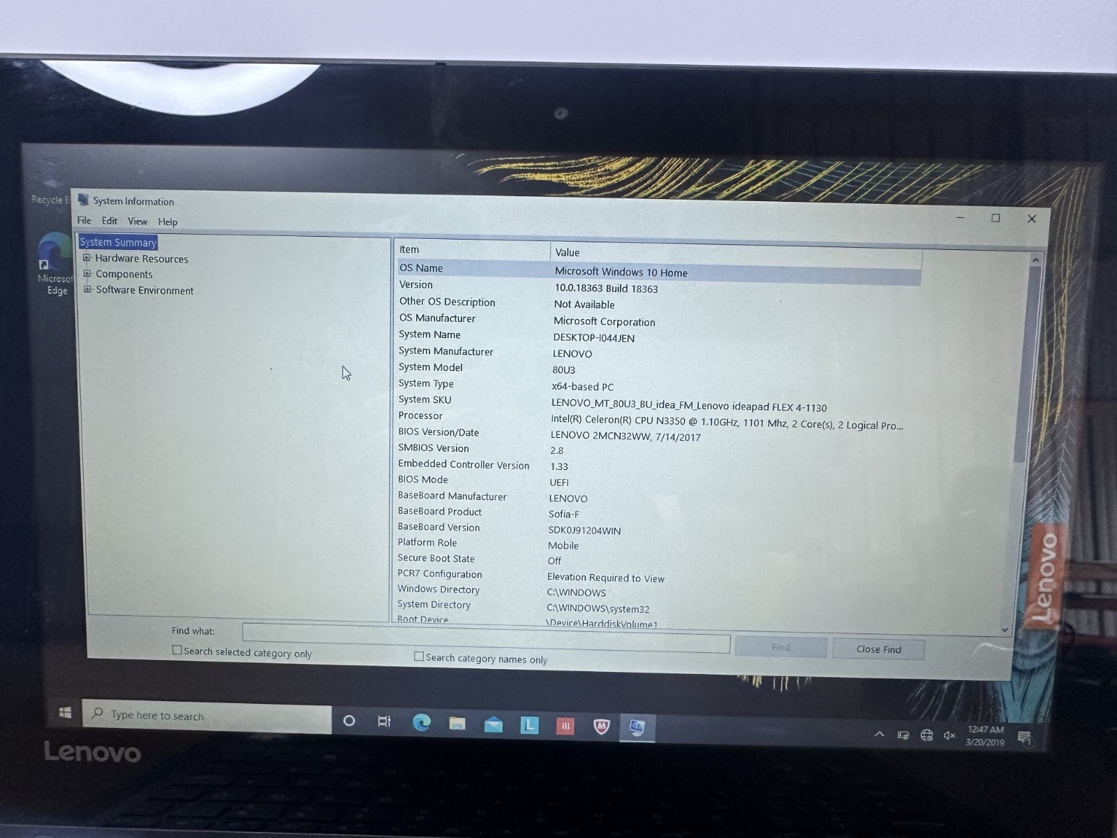 Lenovo Ideapad Flex 4-1130 | Celeron N3350 1.1GHz | 2GB RAM | 64GB SSD | Win10