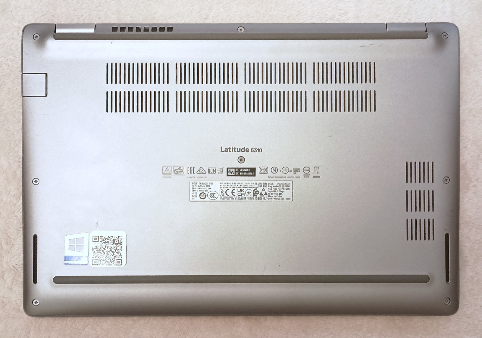 Dell Latitude 5310 13.3″ FHD i5-10310U 1.7GHz 16B RAM 256GB NVMe Win 11 Pro WiFi