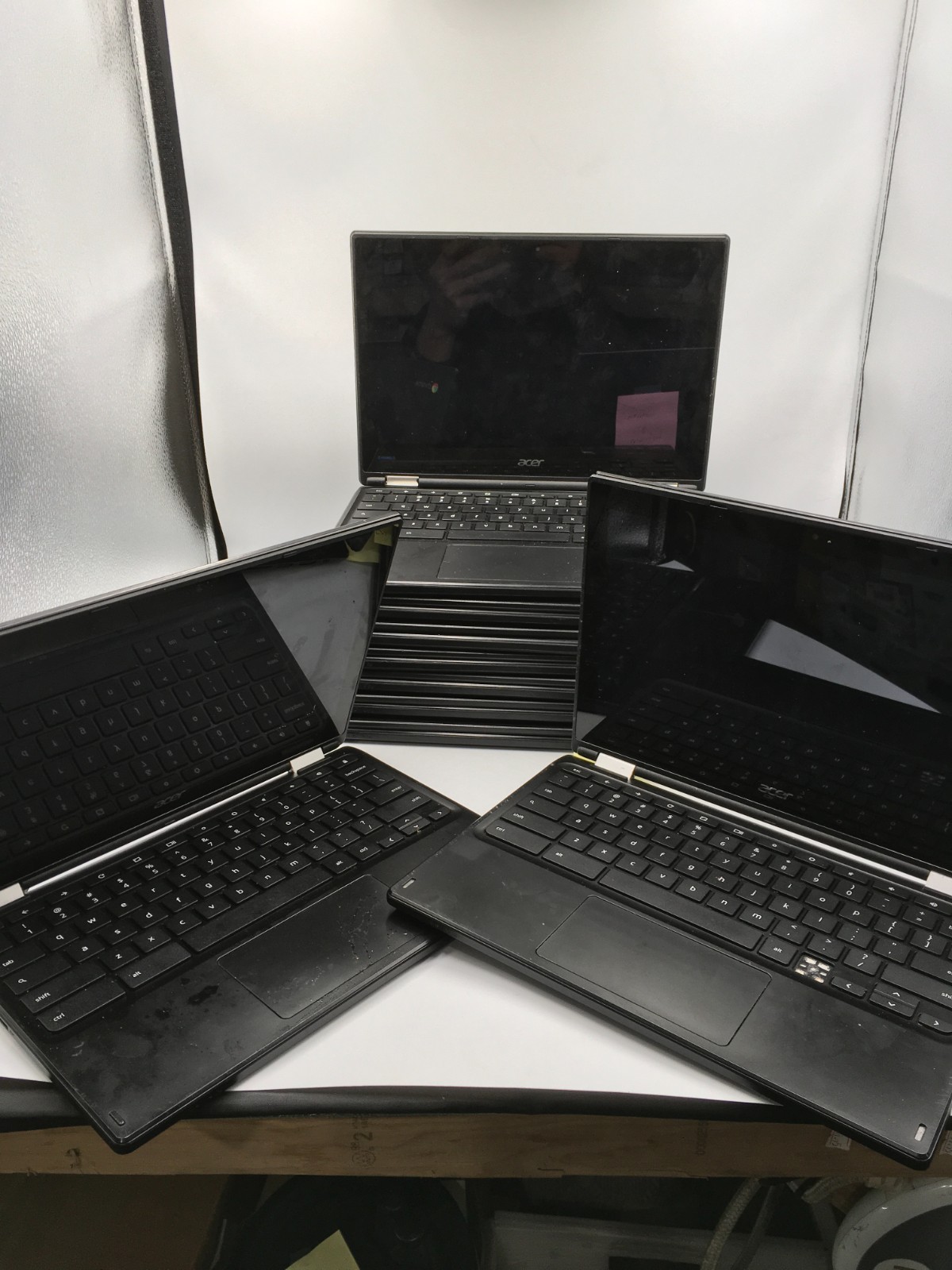 Acer Chromebook R738T 2in1 4gb / 32gb (Various issues FOR PARTS ) Lot of 9 RS