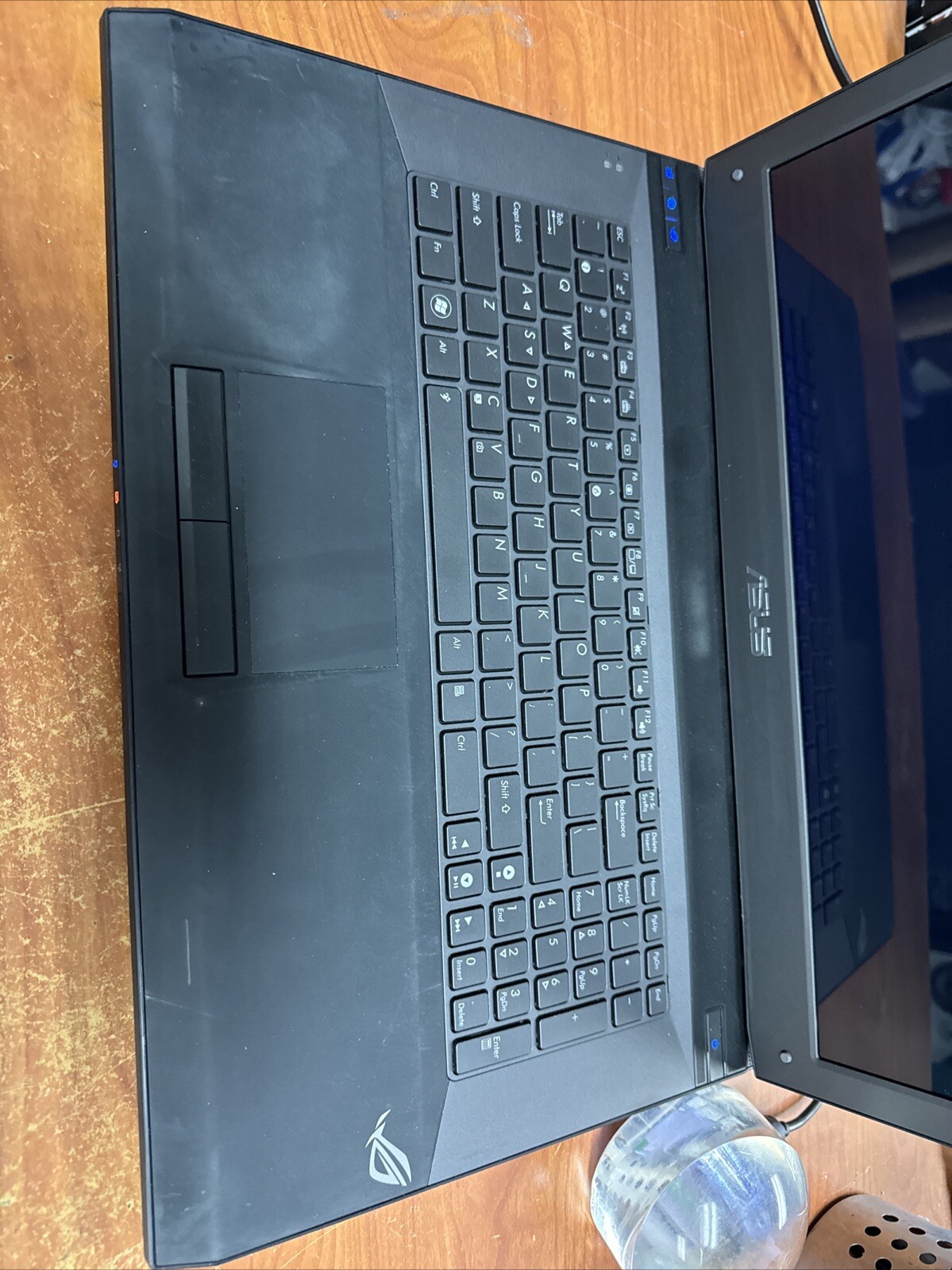 ASUS G73SW Blu-ray Drive Quad i7 @2.30GHz w/GTX460M |8G |NO HHD |BIOS PASSWORD |