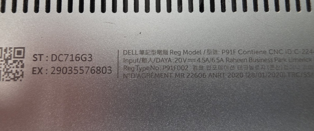 Dell Precision 5560| 15.6| Intel Core i5-11500H| 16GB RAM| 512GB SSD| Win 10 Pro
