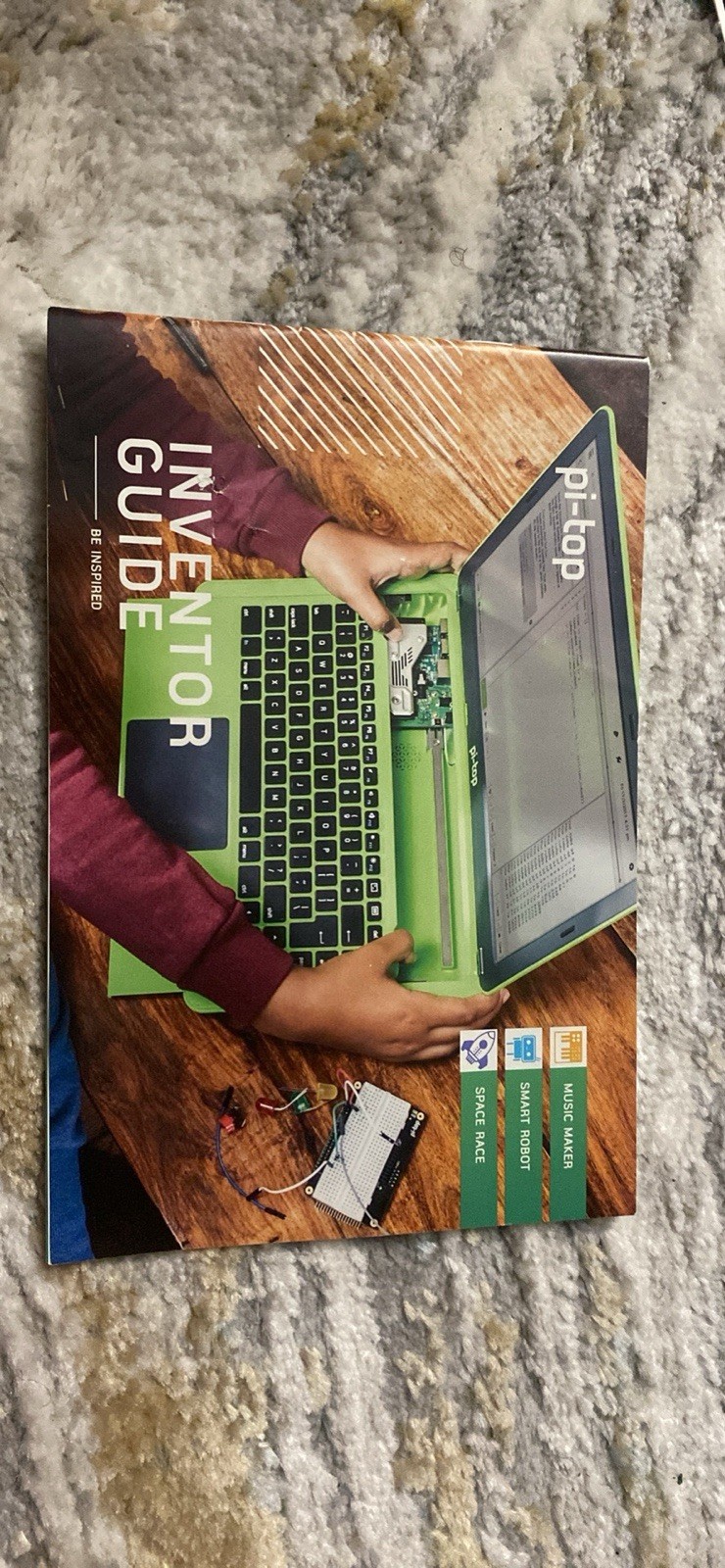 pi-top Modular Laptop DIY Kit Raspberry Pi 3 Model B+, 14″ Green
