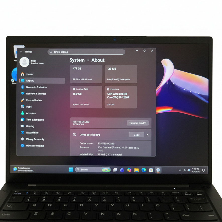 Lenovo ThinkPad X1 Carbon Gen 10 14″ i7-1260P 16GB RAM 512GB SSD Win 11 Pro