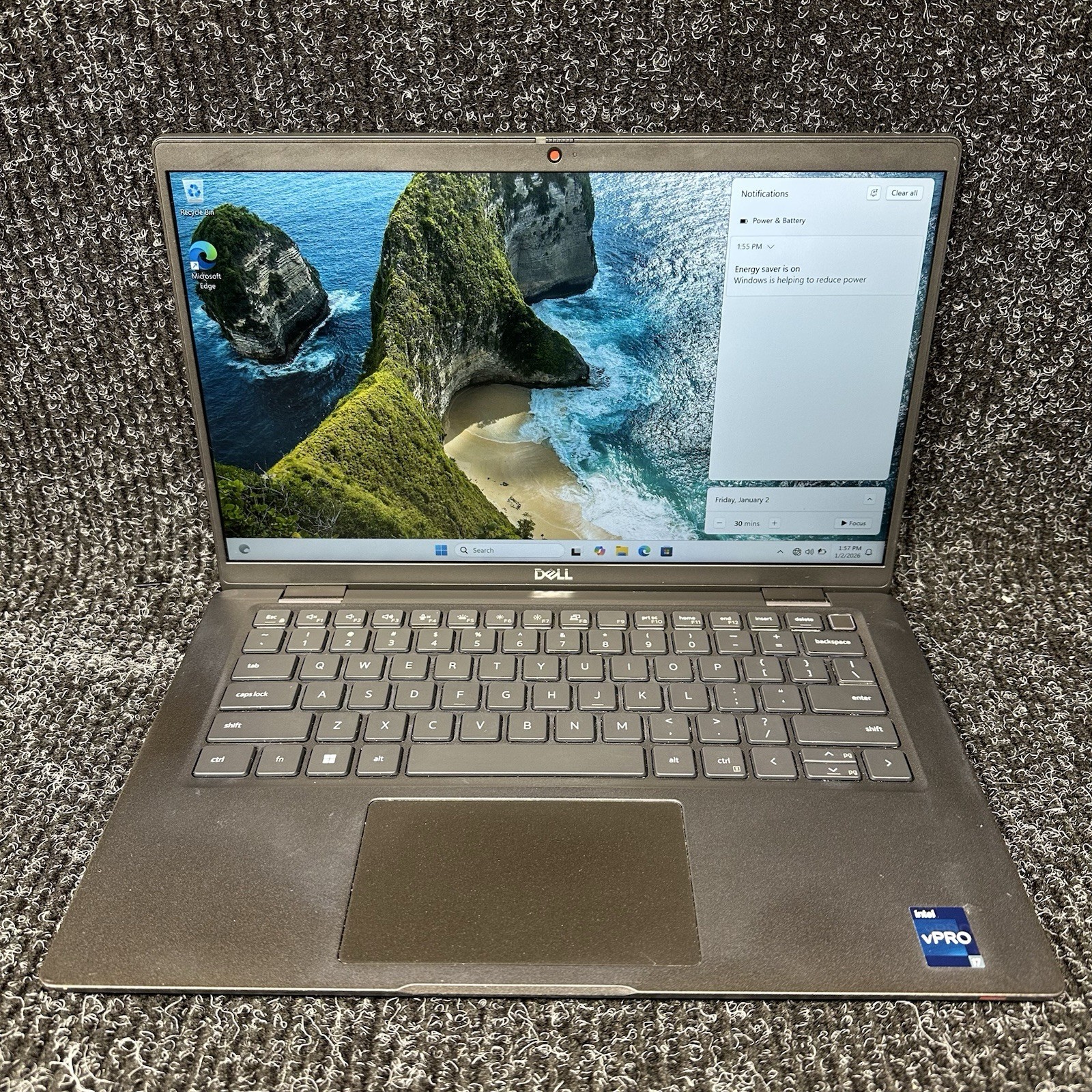 Dell Latitude 7430 14″ Intel Core i7-1265U 16GB RAM 256GB SSD W11P NoAC 79% BATT