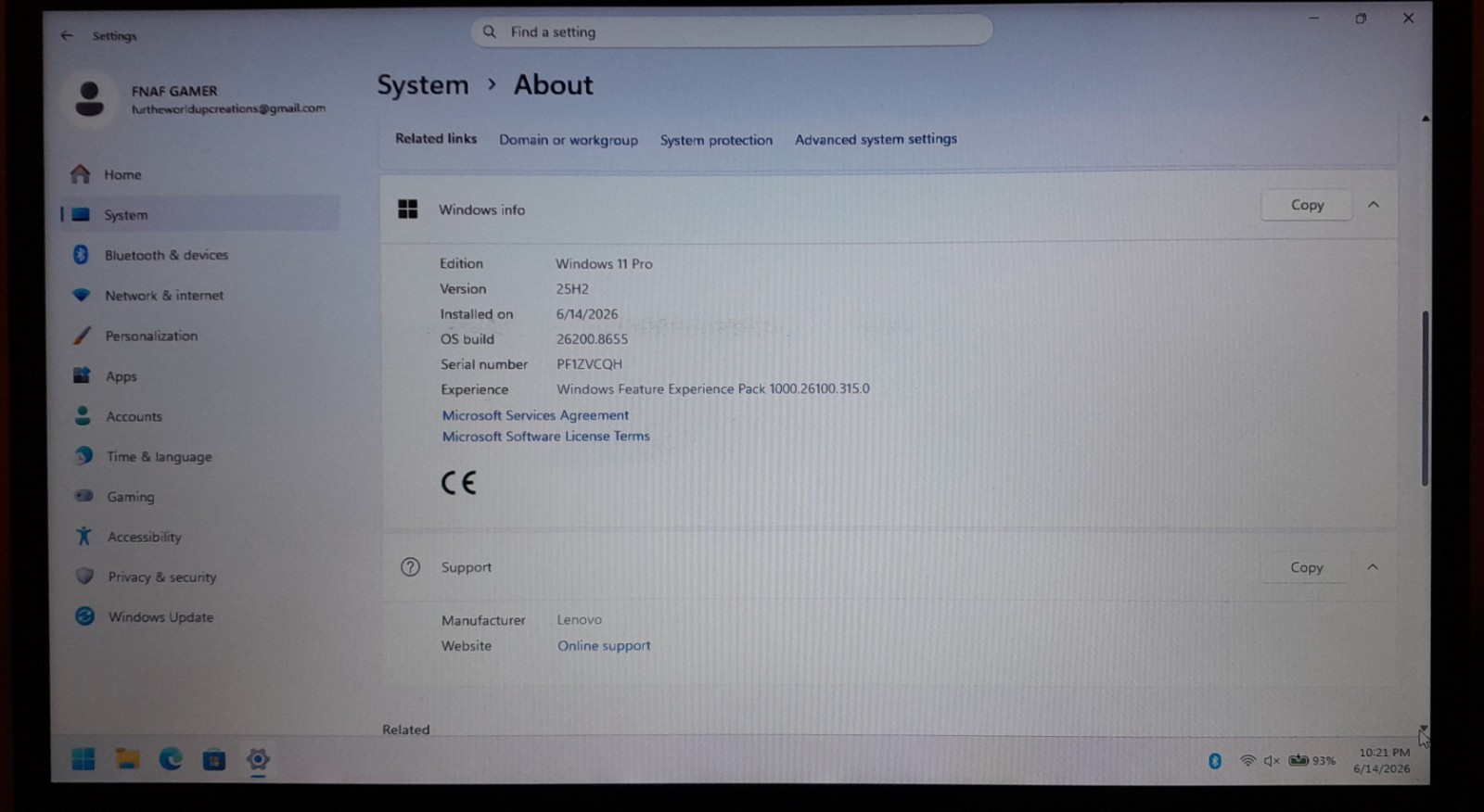 Lenovo ideapad s145-14ast Laptop CPU 2.6GHz RAM 4GB 500GB 4K HDMI Windows 11 Pro