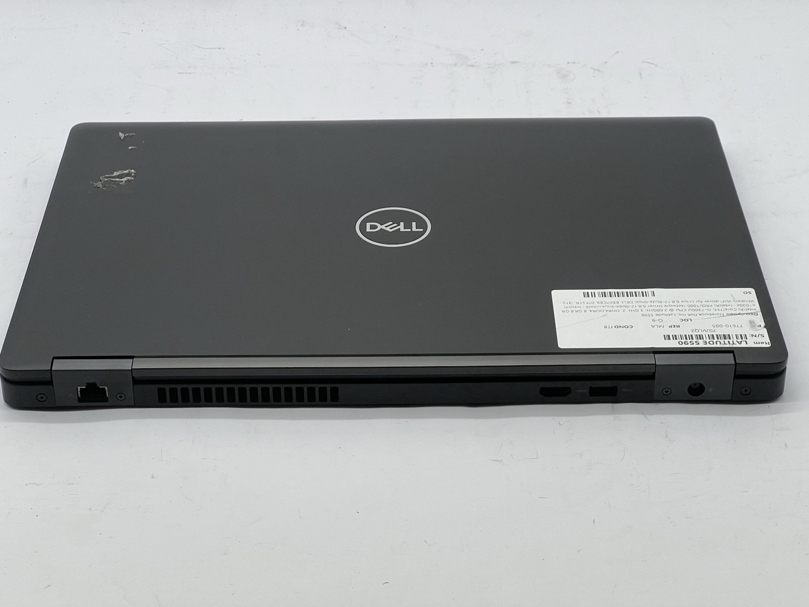 Dell Latitude 5590, i5-7300U CPU, @ 2.60GHz, 16GB RAM-No HDD/OS/Charger