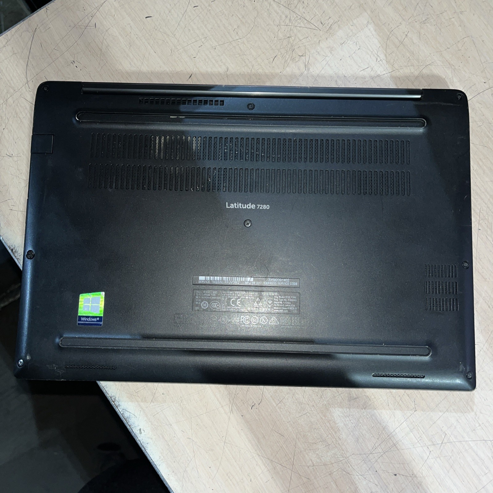 DELL LATITUDE 7280 INTEL CORE I7-7600U 2.80GHZ 16GB RAM NO HD