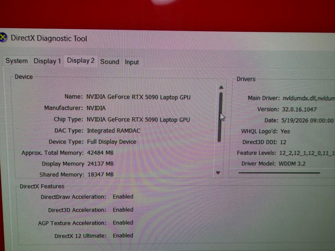 Lenovo legion pro 7i RTX 5090 2TB * Almost Unused