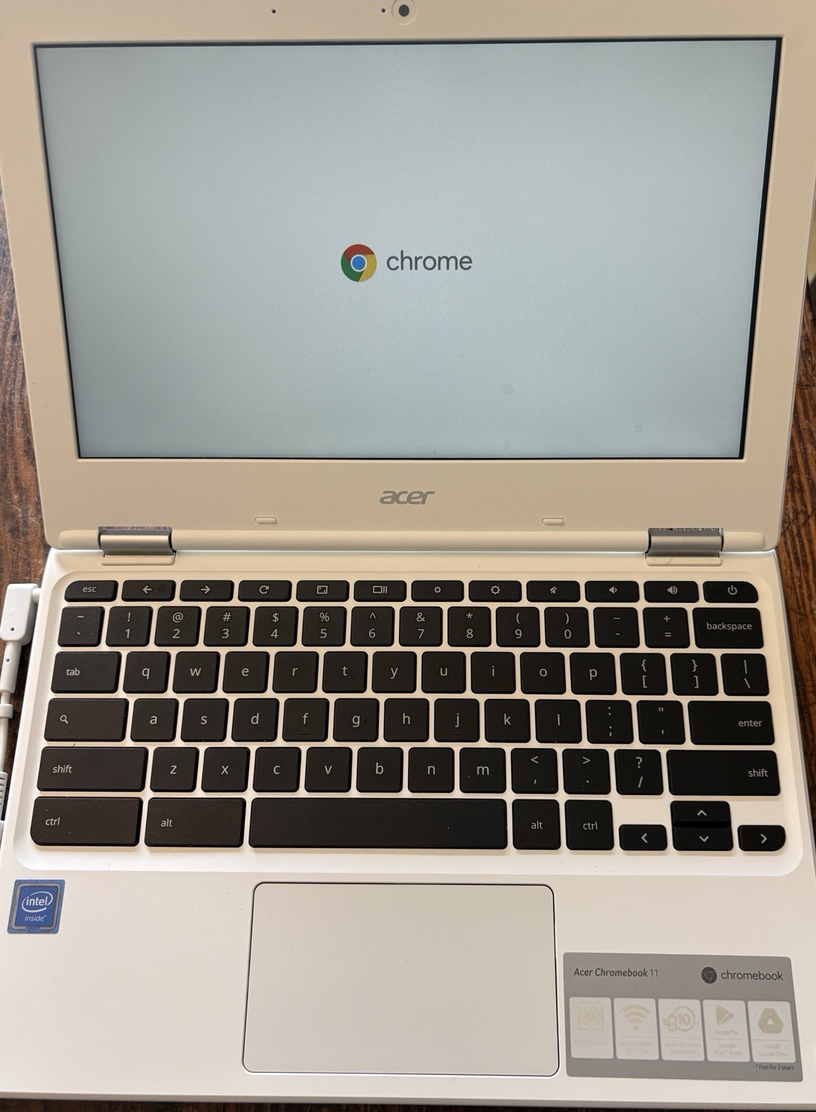 Acer Chromebook N15Q8 11.6″ Intel N3060@1.6GHz 4GB RAM 16GB SSD C738T | C1119