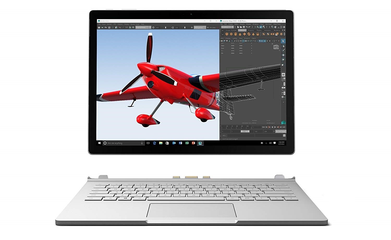 Microsoft Surface Book i7-6600u 16GB 512GB SSD 13.5” Windows 10 2-in-1 Laptop