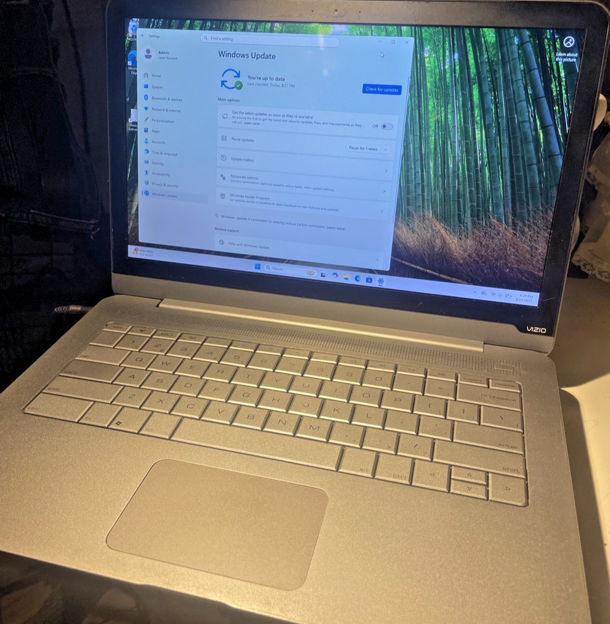 Vizio CT14 Intel i3 1.8GHz 4 GB, 128GB SSD HDD WIN11 with latest updates