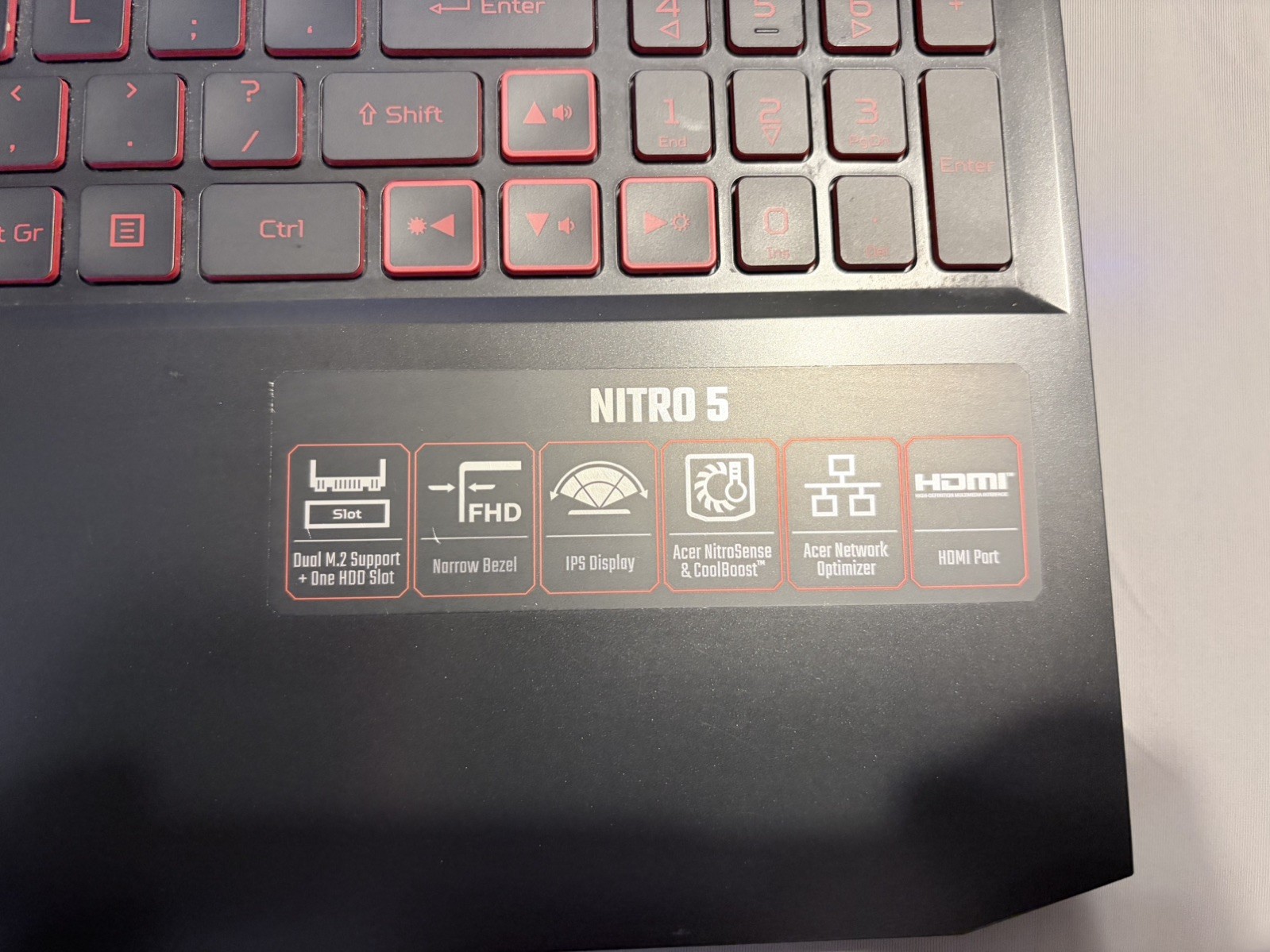 Acer Nitro 5 AN515-54 Gaming Laptop i5-9300H GTX 1050 24GB RAM 1TB SSD+256GB