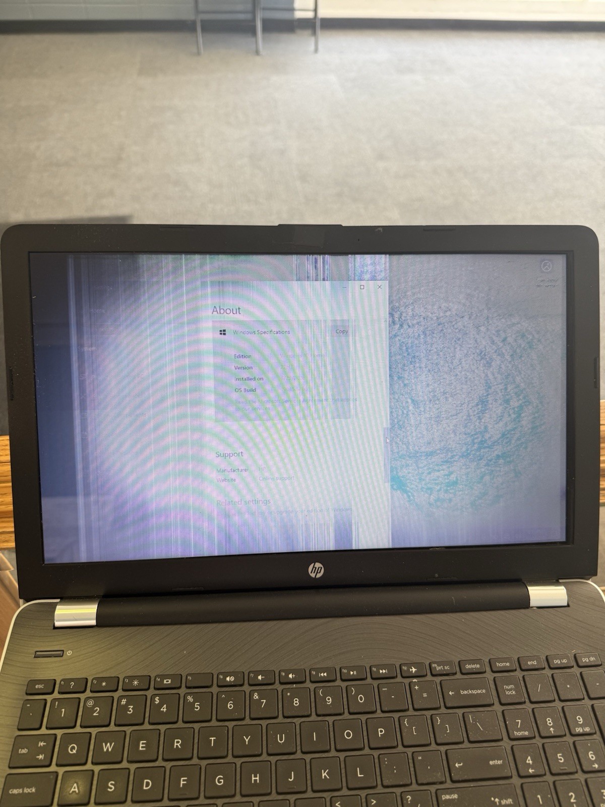HP 15-bs060wm Core i3 Processor 8GB RAM 1 TB 2.4ghz Windows 10 Parts Or Repair