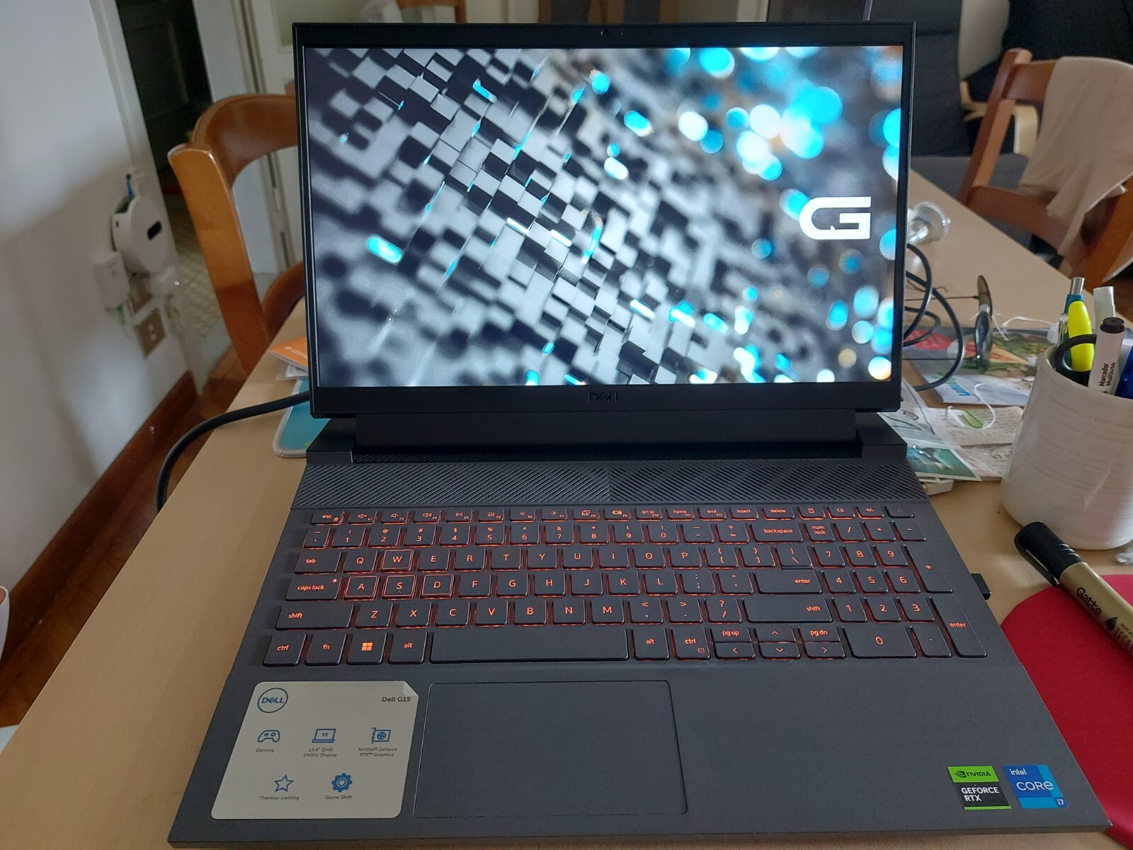 Dell G15-5530 Laptop i7-13650HX, 16GB, 1TB NVMe, RTX 4050, 15.6″ QuadHD-240Hz.