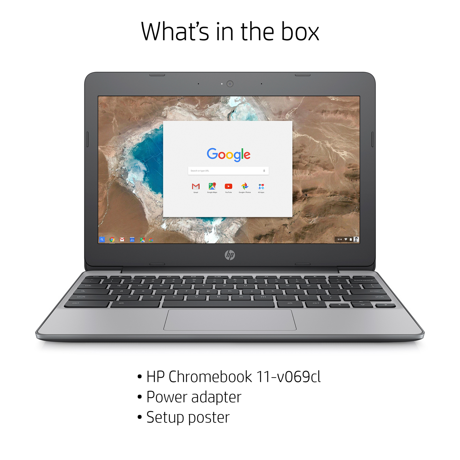 🎁NEW HP 11.6″ HD Chromebook 11-V069CL Intel Celeron N3060/4GB/16GB/Webcam+2yr🔥