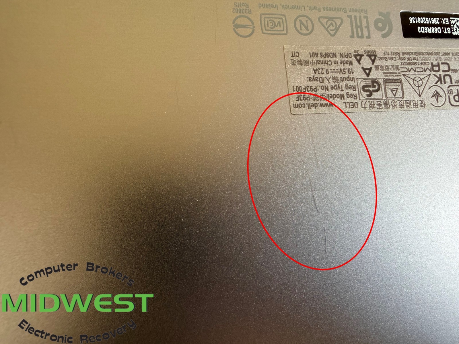 Dell Precision 7550 i7-10850H 2.7GHz 16GB RAM No OS/HDD/SSD