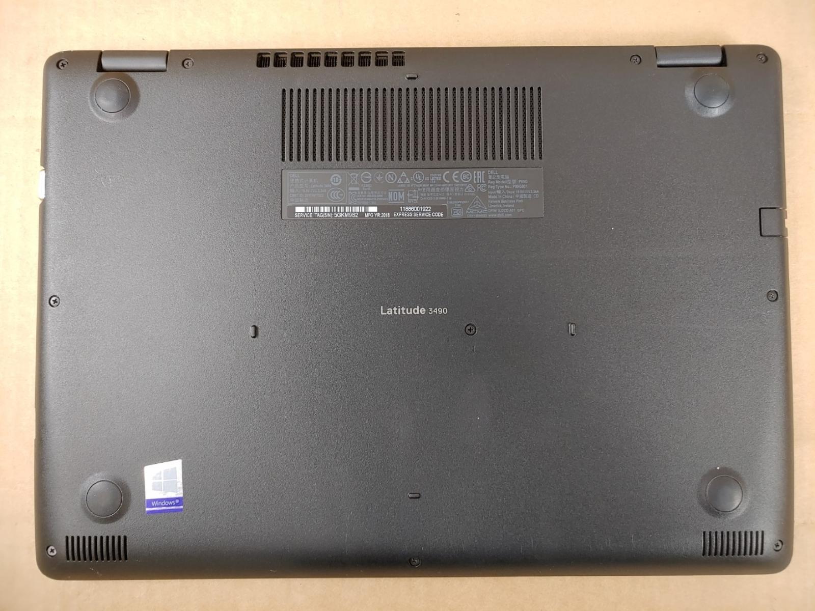 Dell Latitude 3490 14″ Touch Intel i3-7130U✔8GB✔180GB + 500GB✔Win11Pro✔ *NO A/C*