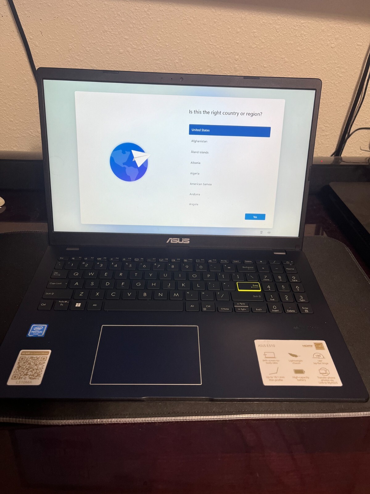 ASUS L510 15.6″ (128GB Intel Celeron N4020 1.10GHz 4GB) Laptop – Black…